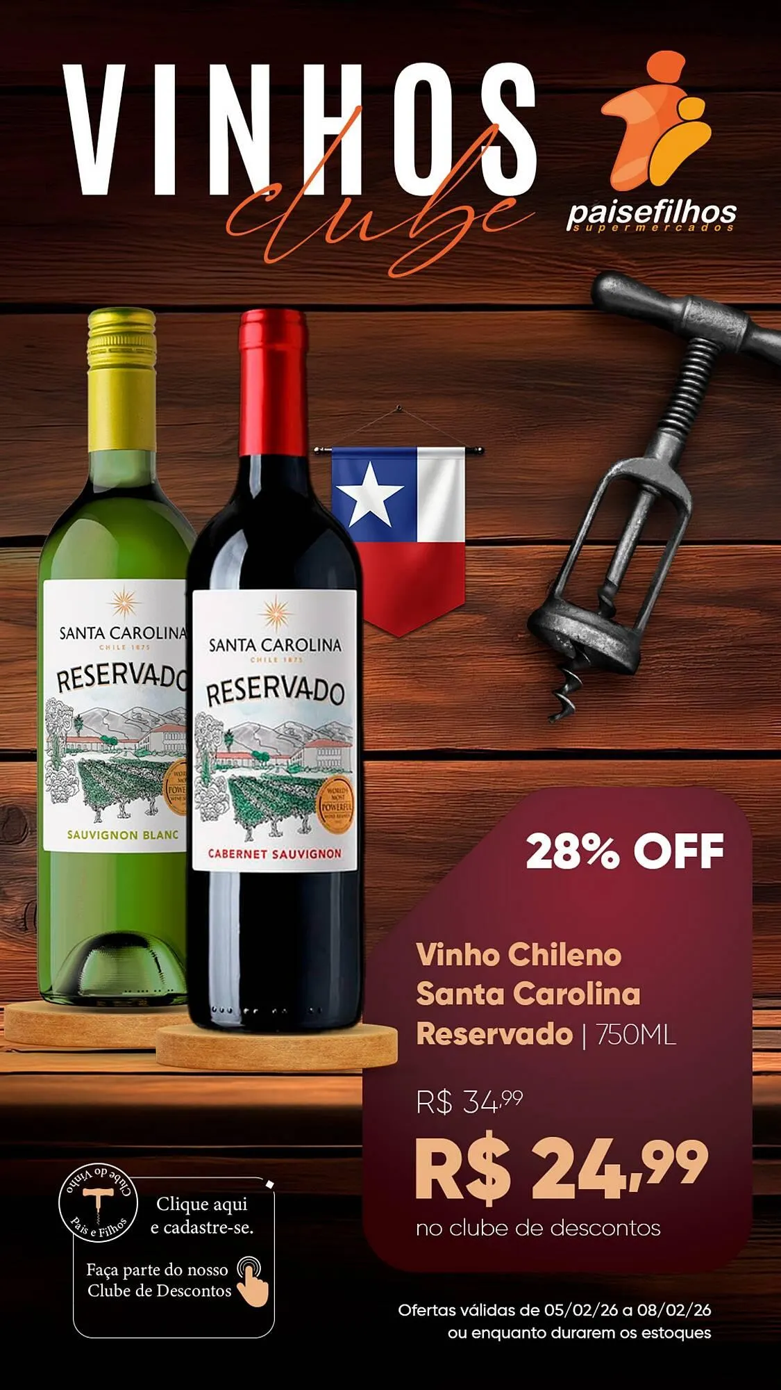 Encarte de Catálogo Pais e Filhos Supermercados 5 de fevereiro até 8 de fevereiro 2026 - Pagina 4