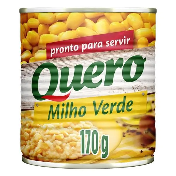 Milho Verde Quero em Conserva 170g lata