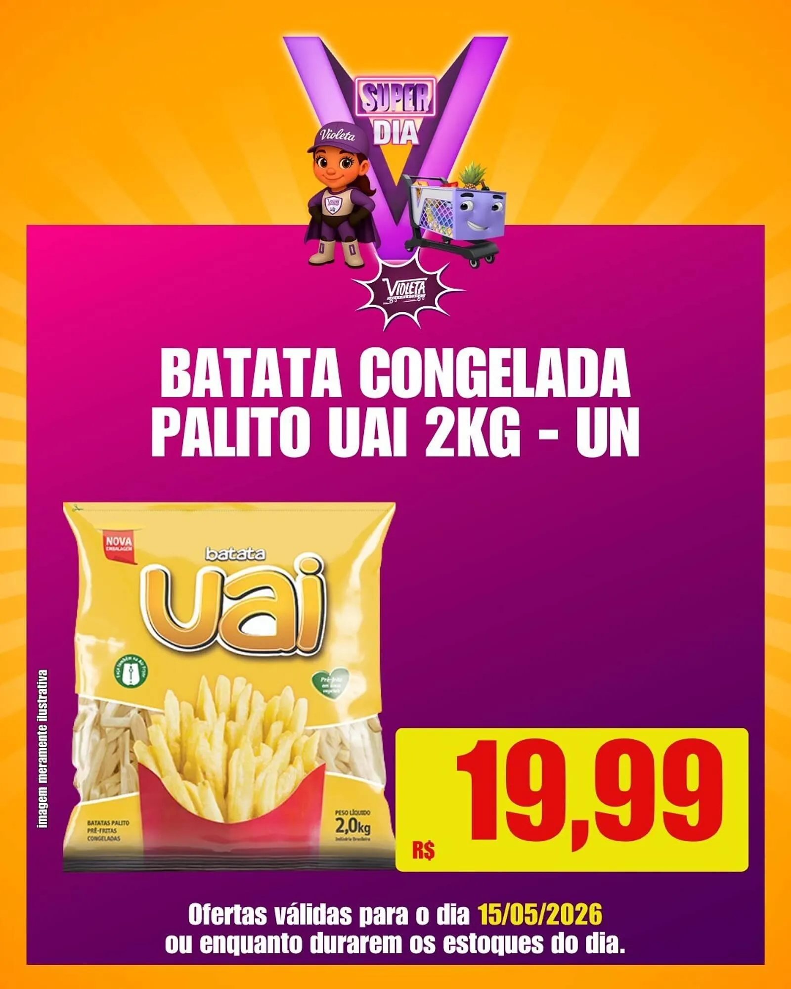Encarte de Catálogo Violeta Supermercados 15 de maio até 15 de maio 2026 - Pagina 7