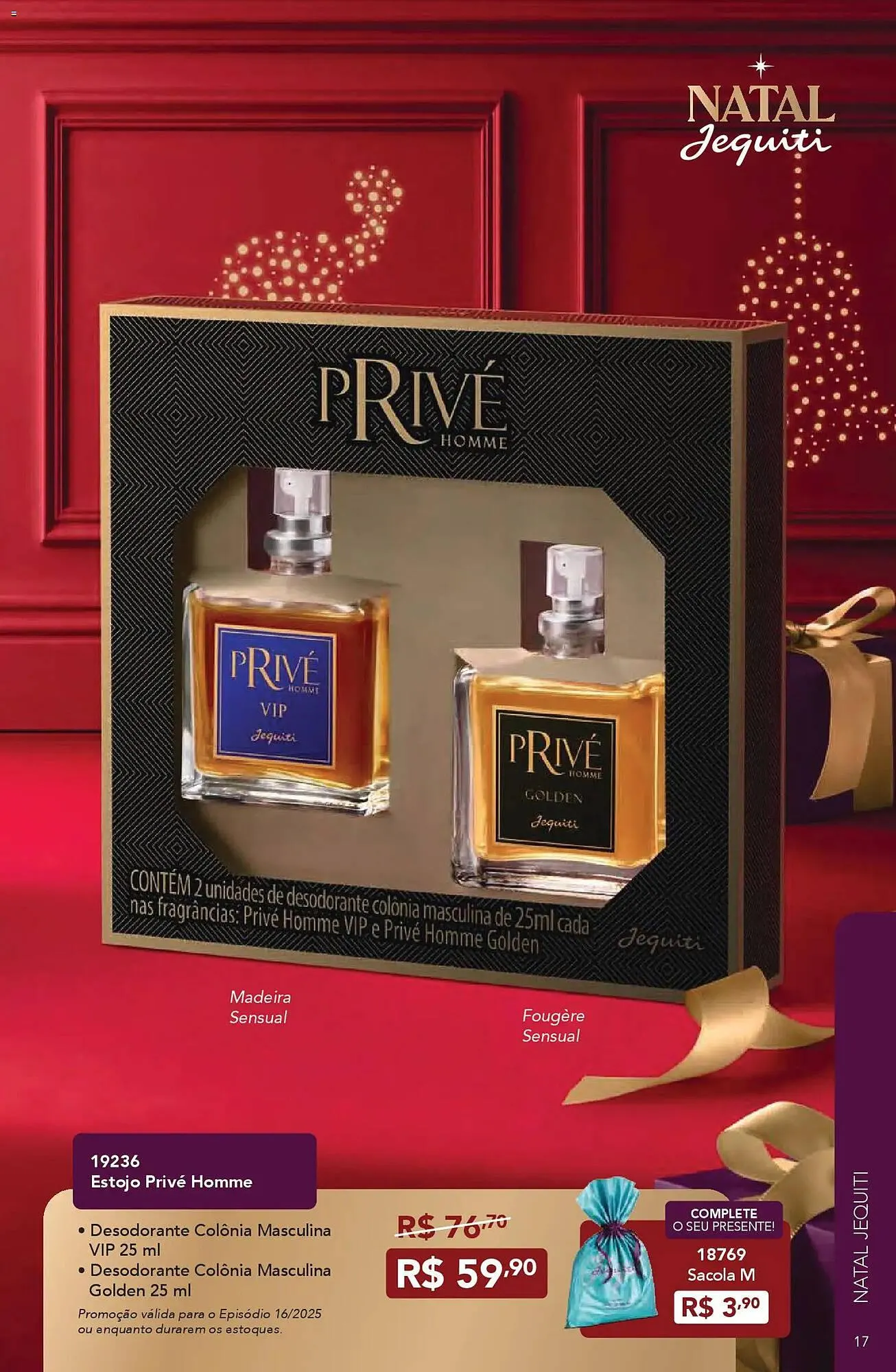 Encarte de Catálogo Jequiti 11 de novembro até 9 de dezembro 2025 - Pagina 17