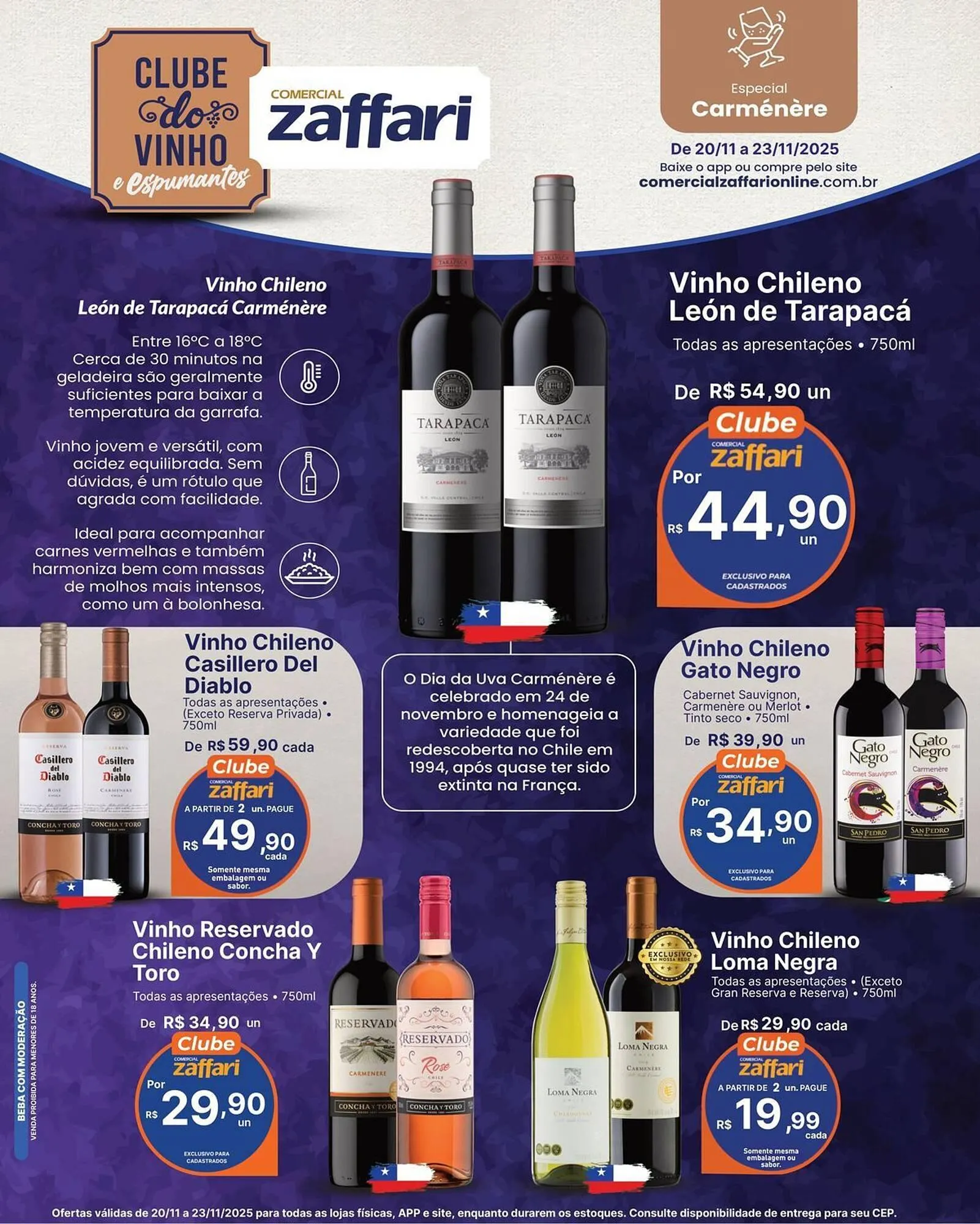 Encarte de Encarte Comercial Zaffari 20 de novembro até 23 de novembro 2025 - Pagina 1