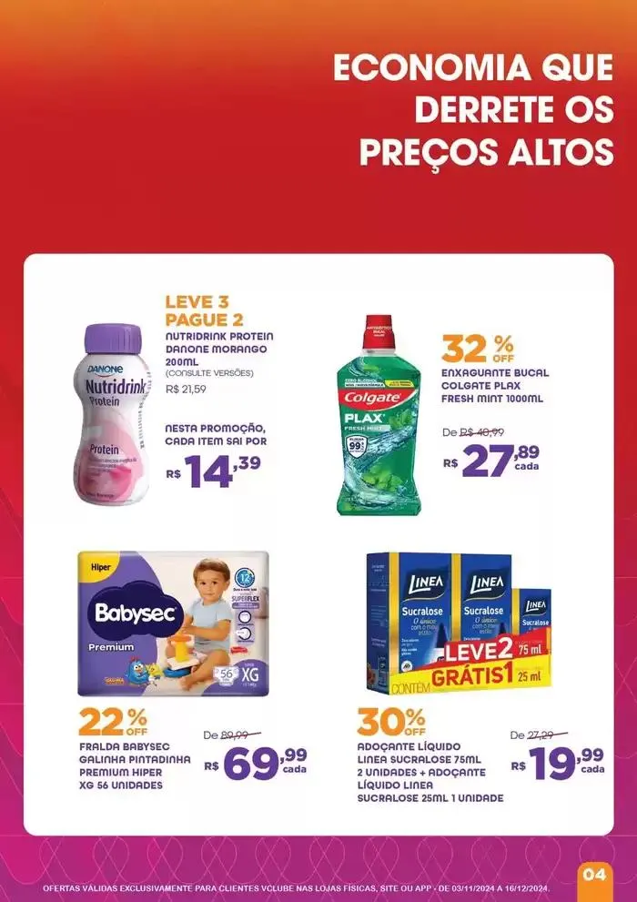 Encarte de Ofertas Drogaria Venancio 4 de dezembro até 16 de dezembro 2024 - Pagina 4