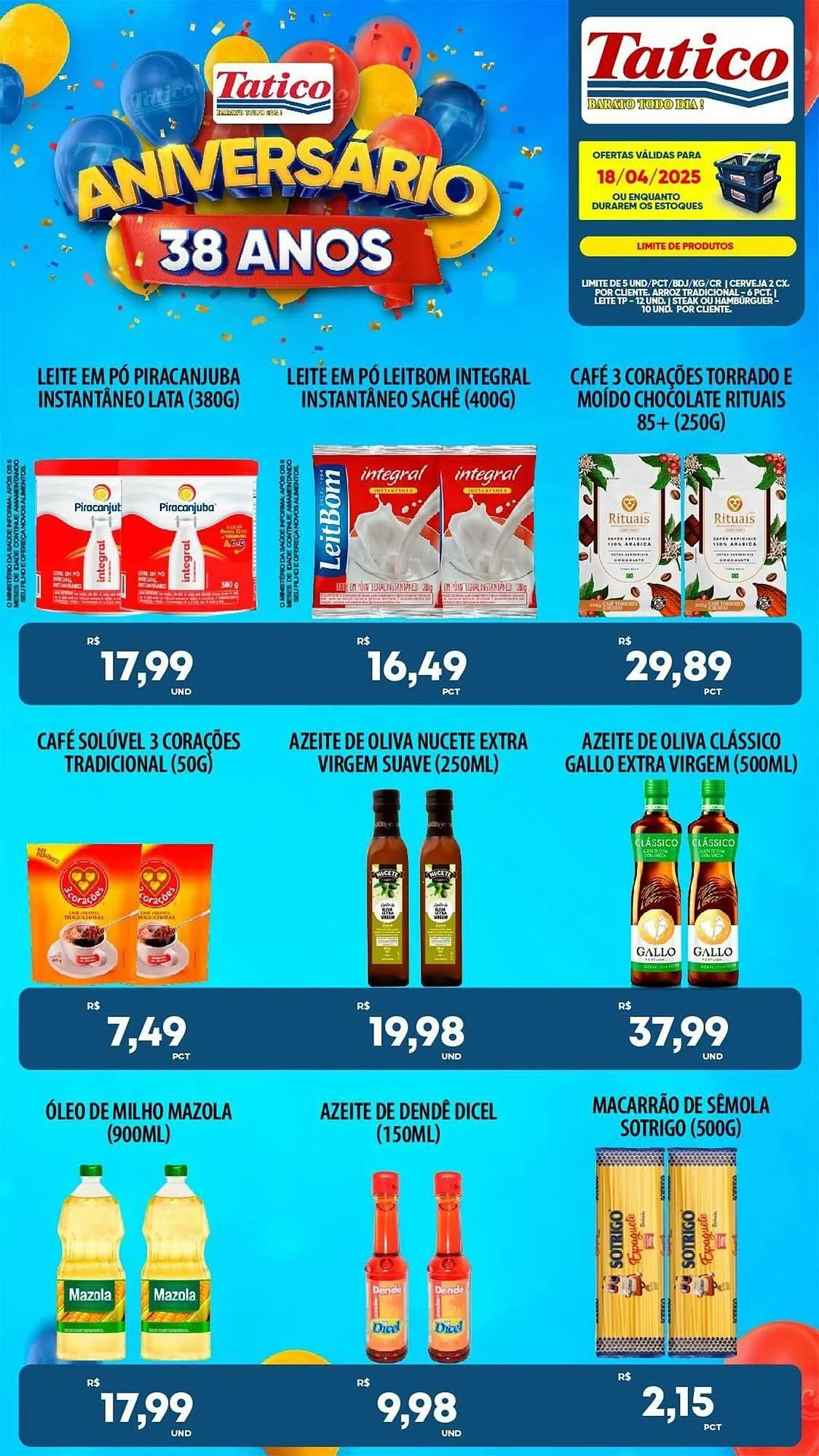 Encarte de Catálogo Tatico 18 de abril até 21 de abril 2025 - Pagina 3