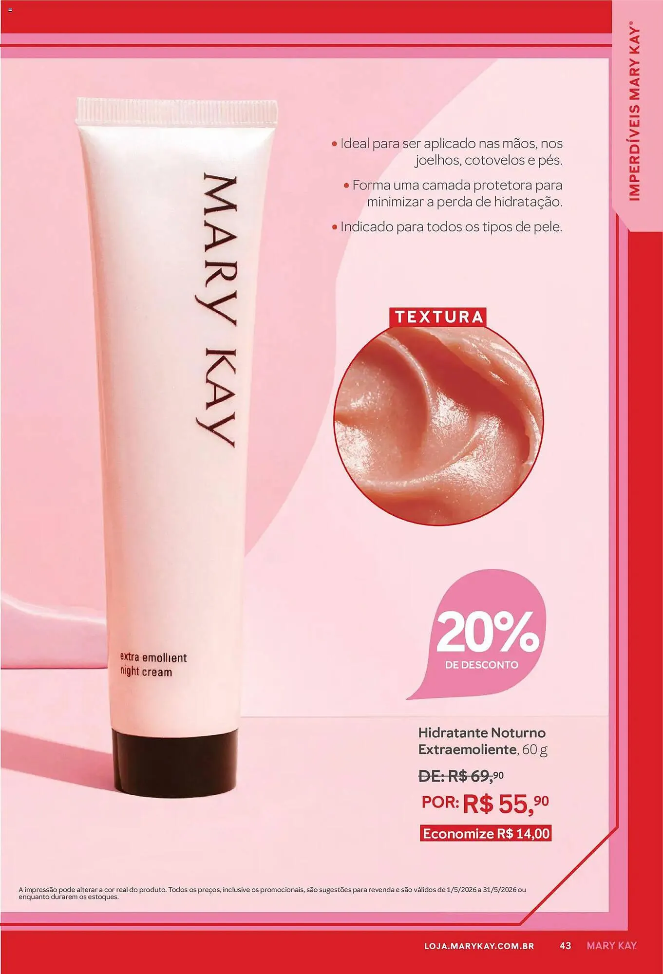 Encarte de Revista Mary Kay 1 de maio até 31 de maio 2026 - Pagina 43