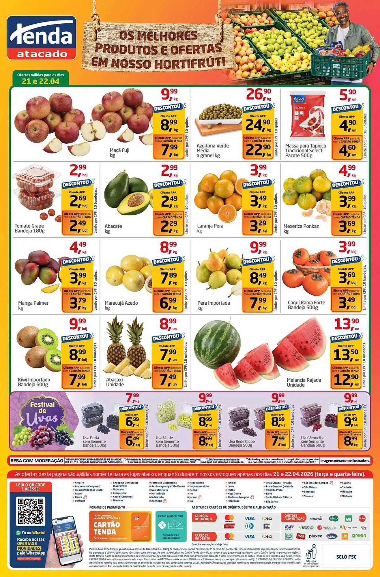 Encarte de Folheto Tenda Atacado 20 de abril até 22 de abril 2026 - Pagina 4