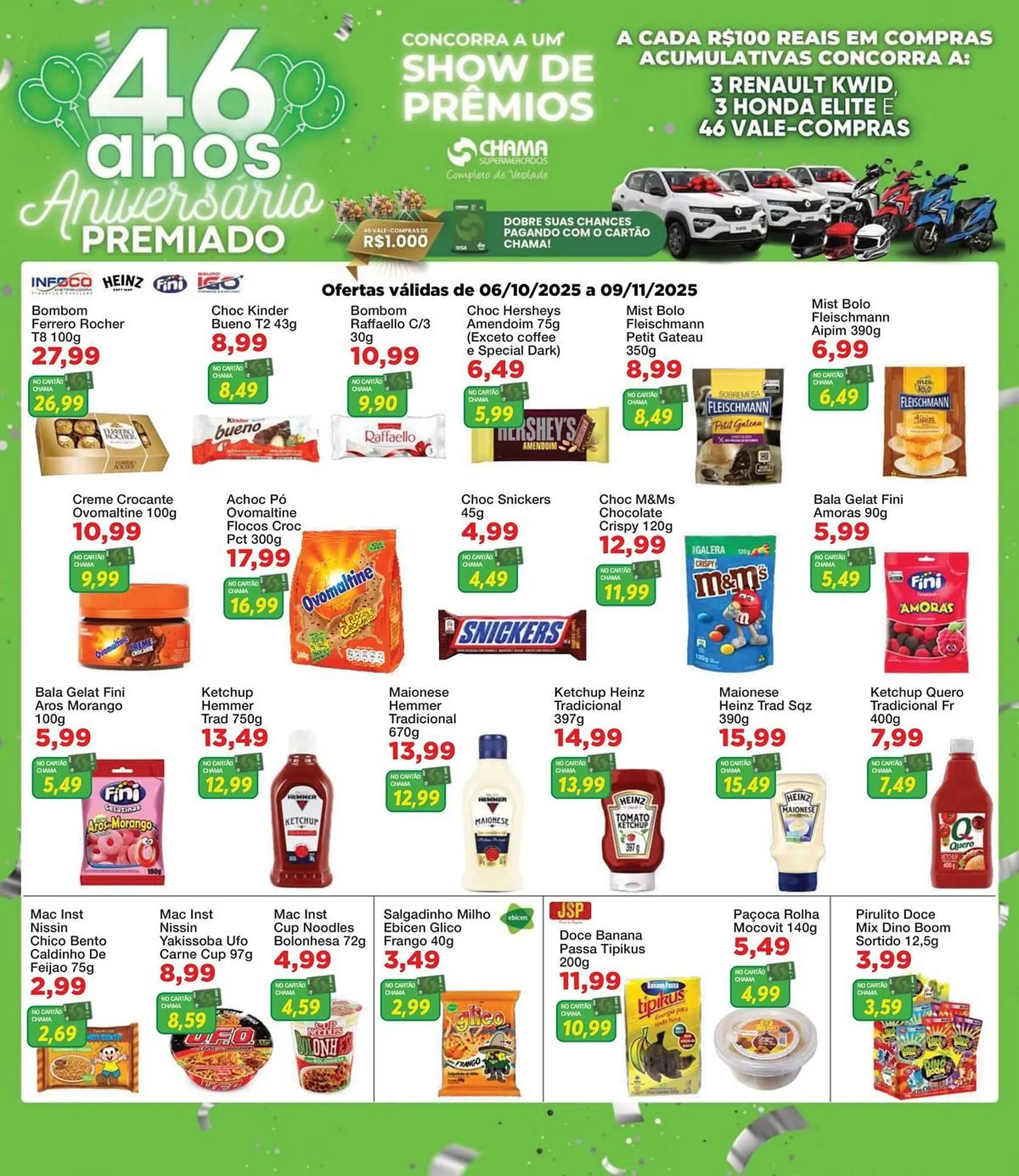 Encarte de Catálogo Chama Supermercados 6 de outubro até 9 de novembro 2025 - Pagina 22