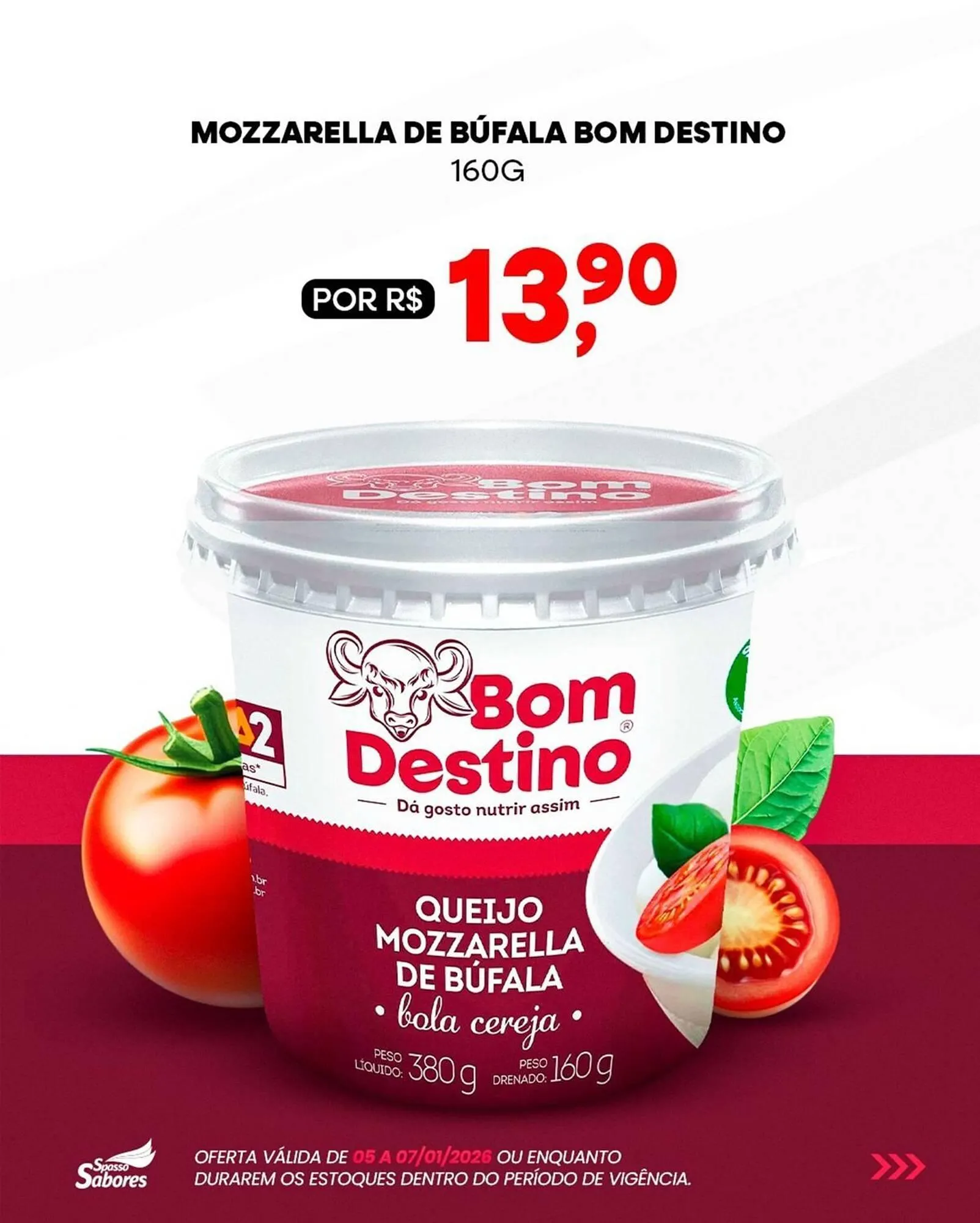 Encarte de Folheto Spasso Sabores 5 de janeiro até 7 de janeiro 2026 - Pagina 1