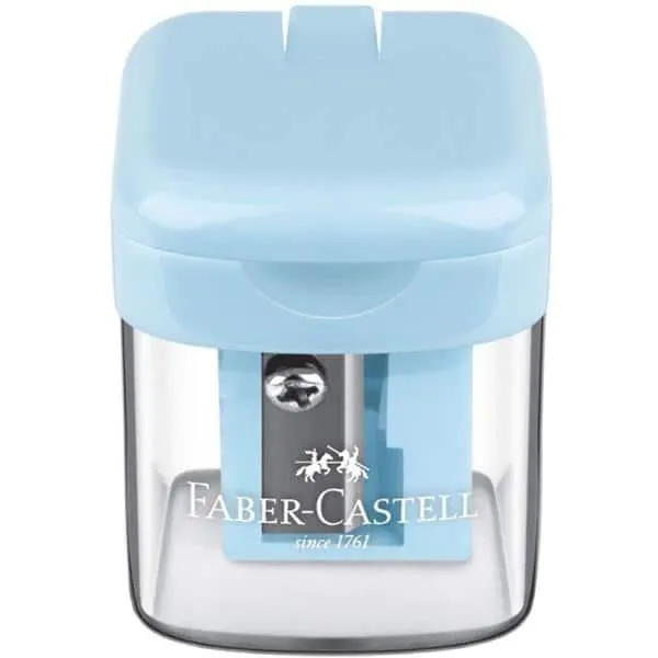 Apontador com Depósito Miniboxp, Cores Sortidas, Faber-Castell - 1 UN