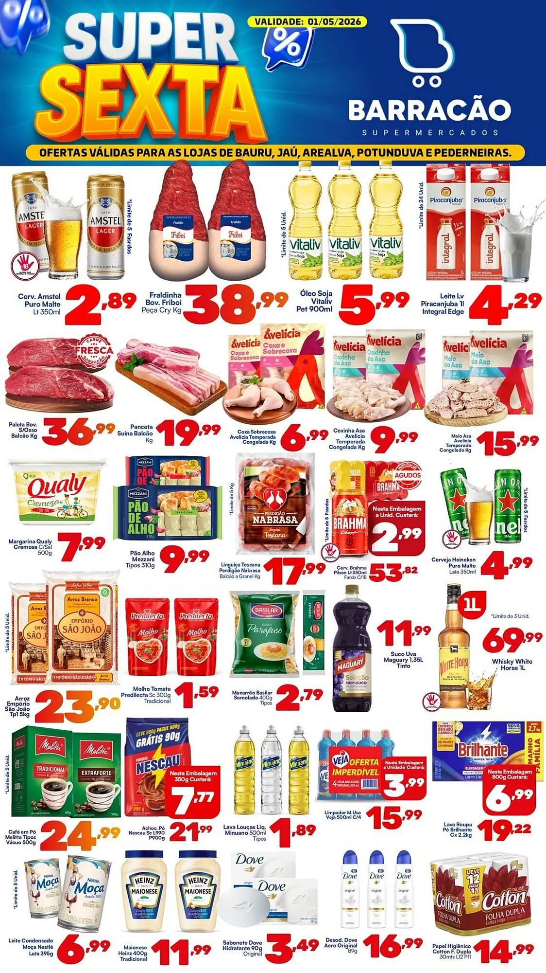 Encarte de Catálogo Barracão Supermercado 30 de abril até 1 de maio 2026 - Pagina 1