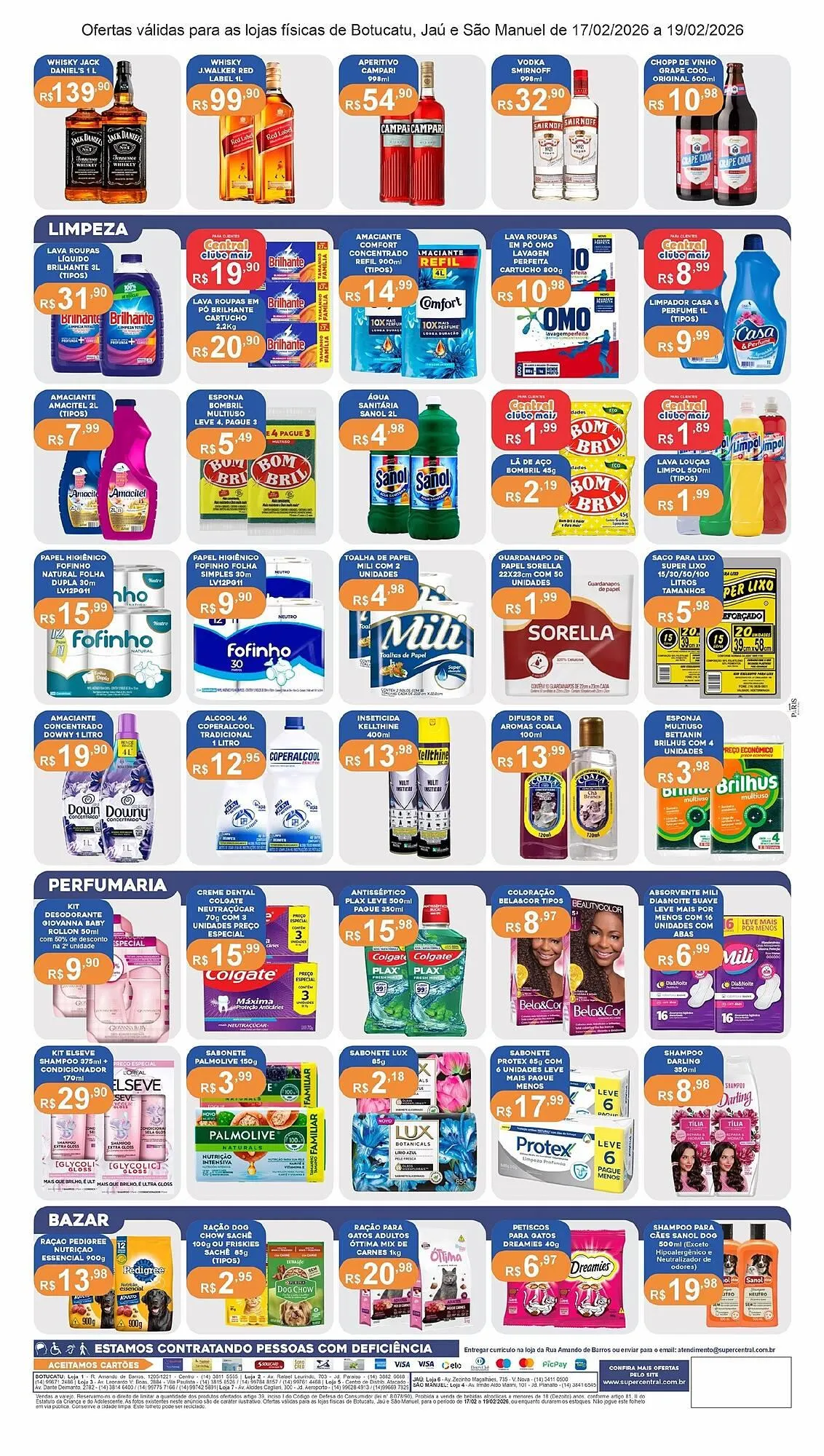 Encarte de Catálogo Central Supermercados 17 de fevereiro até 19 de fevereiro 2026 - Pagina 4
