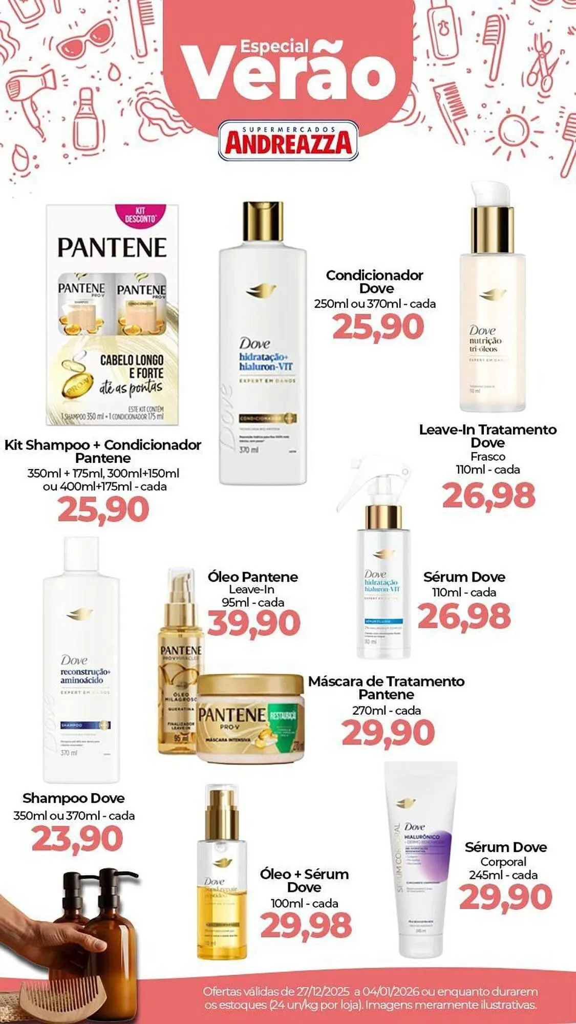 Encarte de Catálogo Supermercados Andreazza 27 de dezembro até 4 de janeiro 2026 - Pagina 1