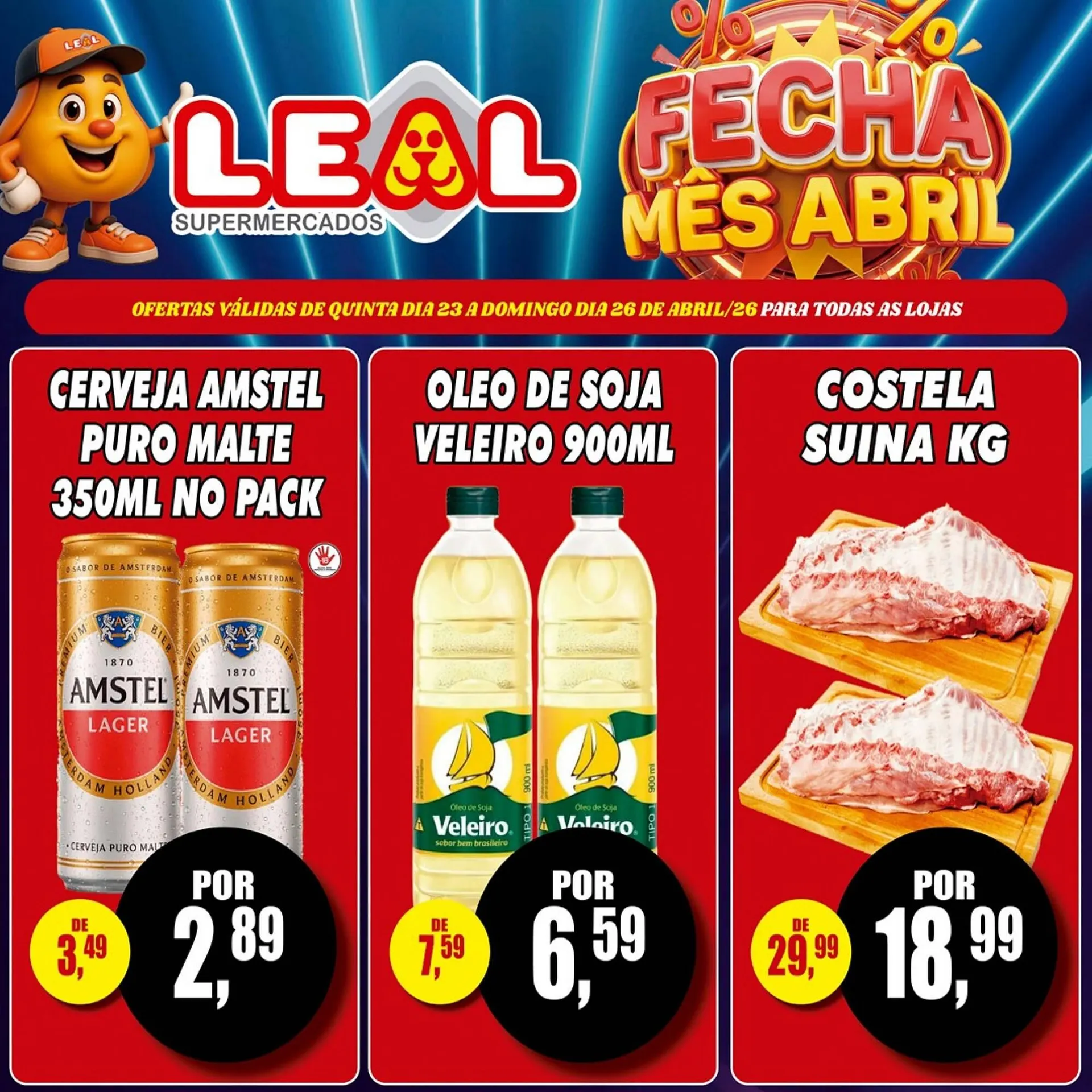 Encarte de Folheto Supermercado leal 23 de abril até 26 de abril 2026 - Pagina 2