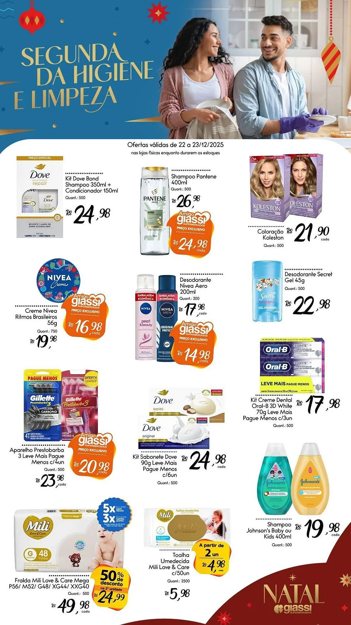 Encarte de Encarte Giassi Supermercados 22 de dezembro até 23 de dezembro 2025 - Pagina 1