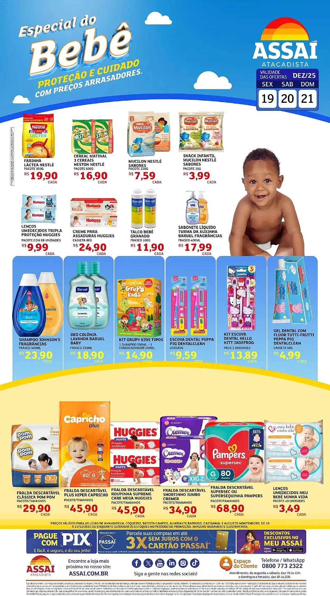 Encarte de Encarte Assaí Atacadista 19 de dezembro até 21 de dezembro 2025 - Pagina 1