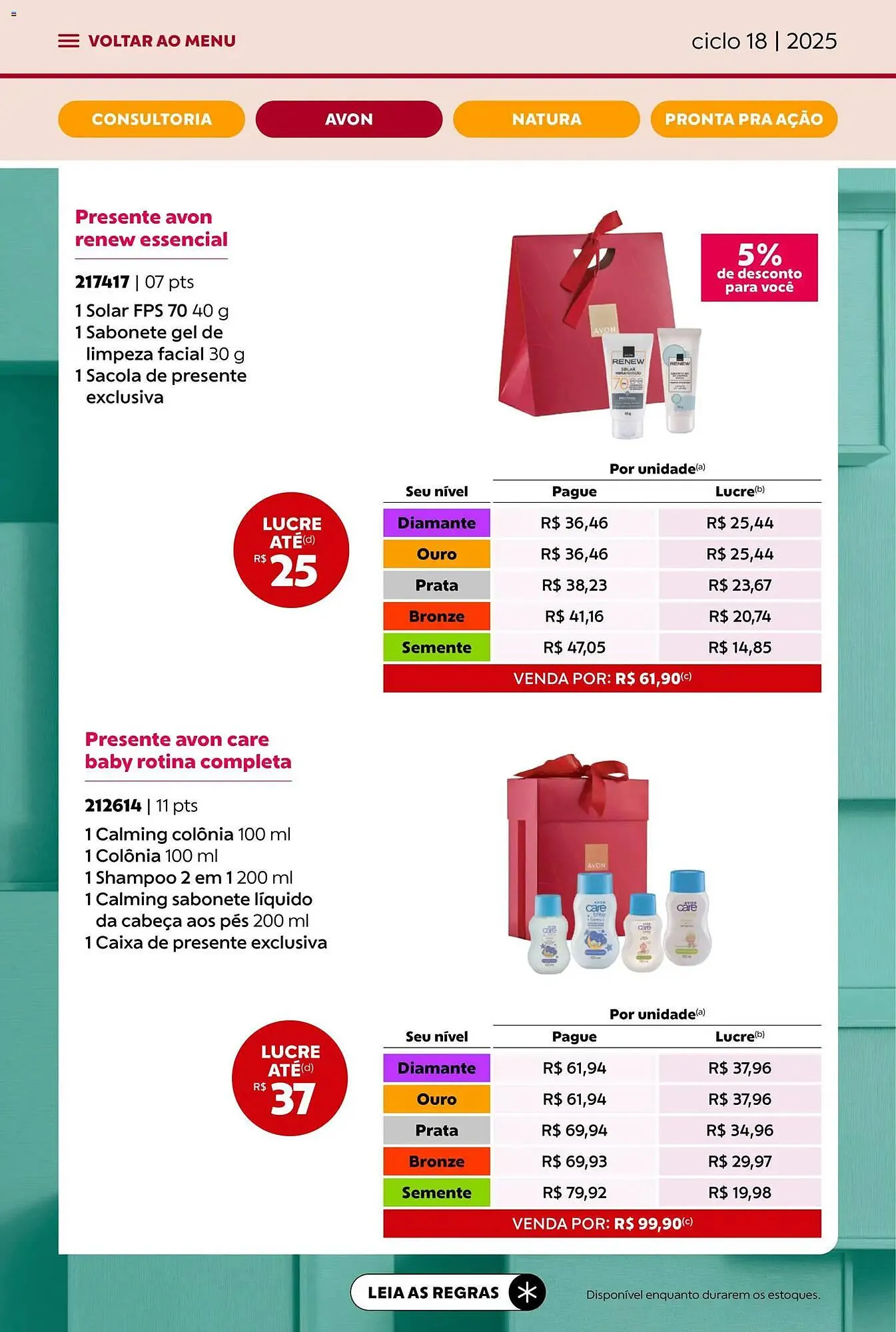 Encarte de Catálogo Avon 29 de outubro até 30 de novembro 2025 - Pagina 25