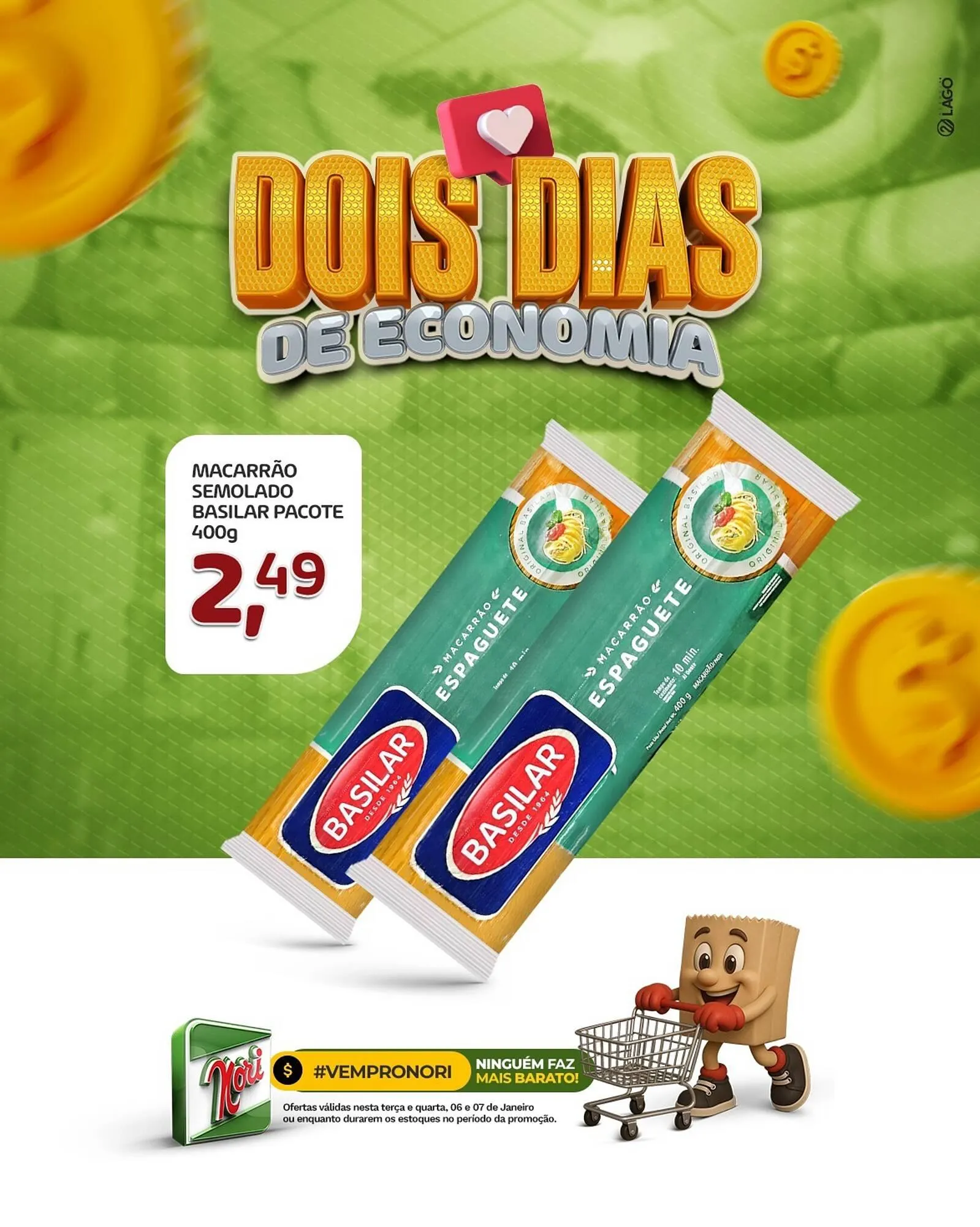 Encarte de Catálogo Supermercados Nori 6 de janeiro até 7 de janeiro 2026 - Pagina 3