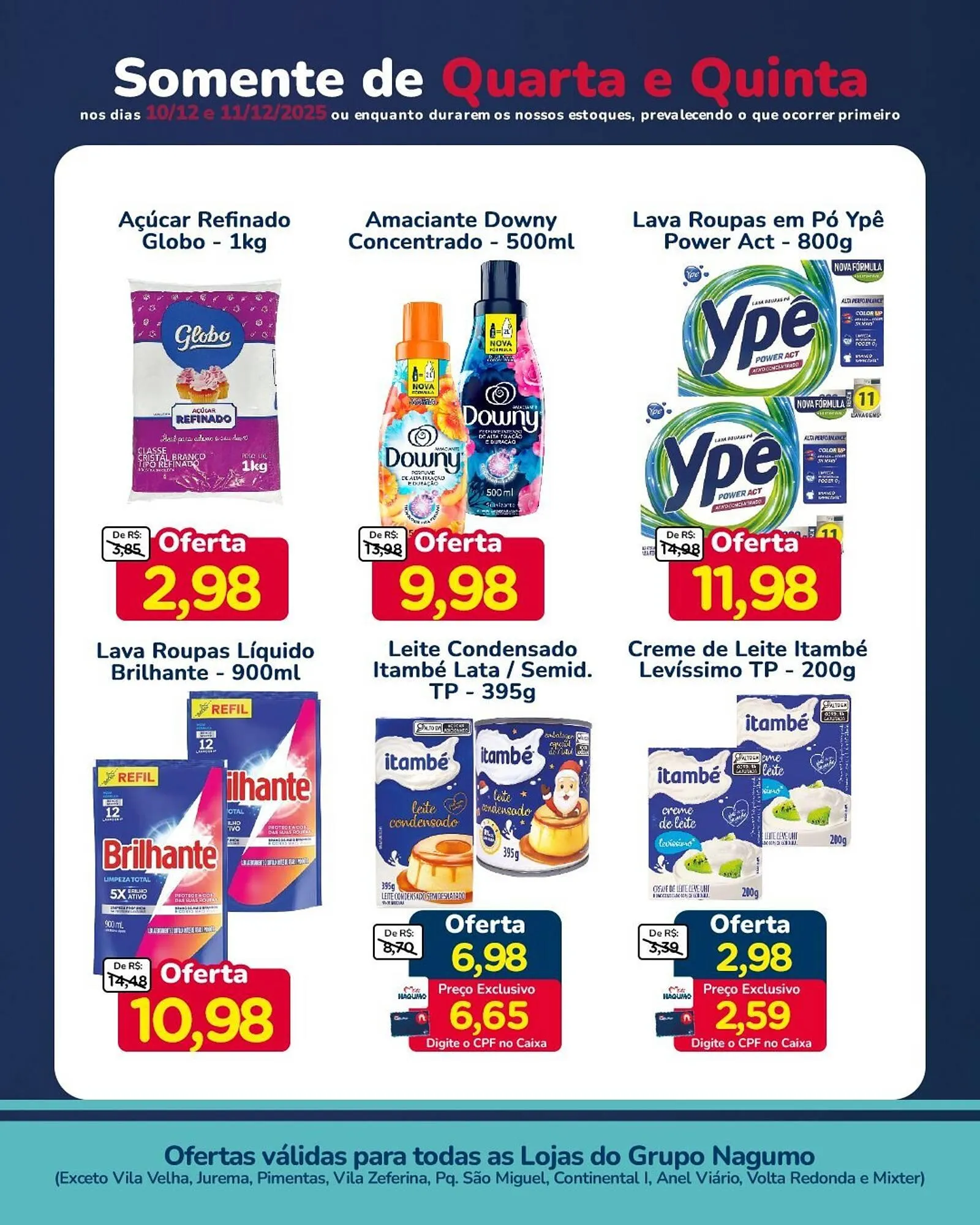 Encarte de Folheto Nagumo 10 de dezembro até 11 de dezembro 2025 - Pagina 2
