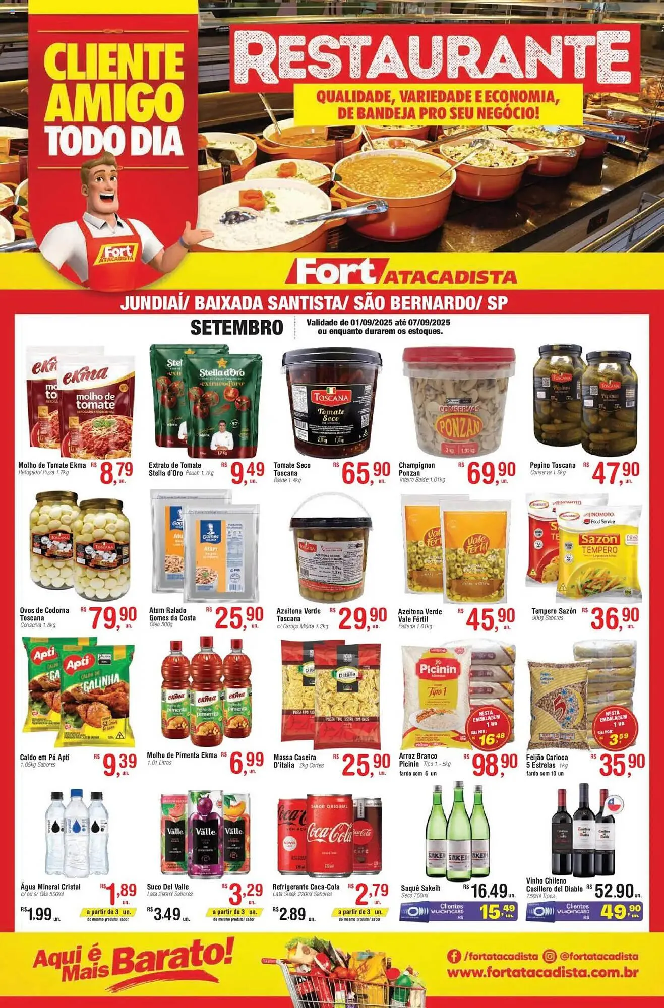 Encarte de Catálogo Fort Atacadista 1 de setembro até 7 de setembro 2025 - Pagina 1
