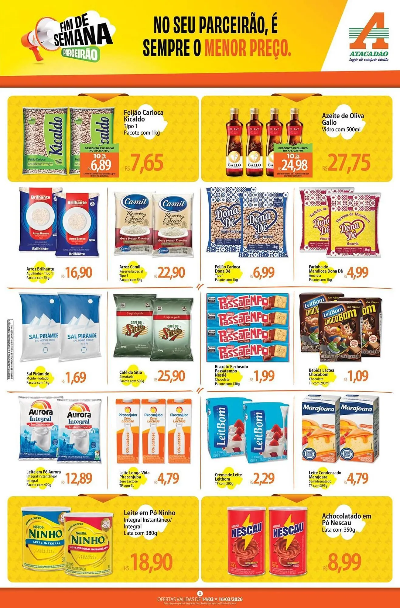 Encarte de Folheto Atacadão 16 de março até 16 de março 2026 - Pagina 3
