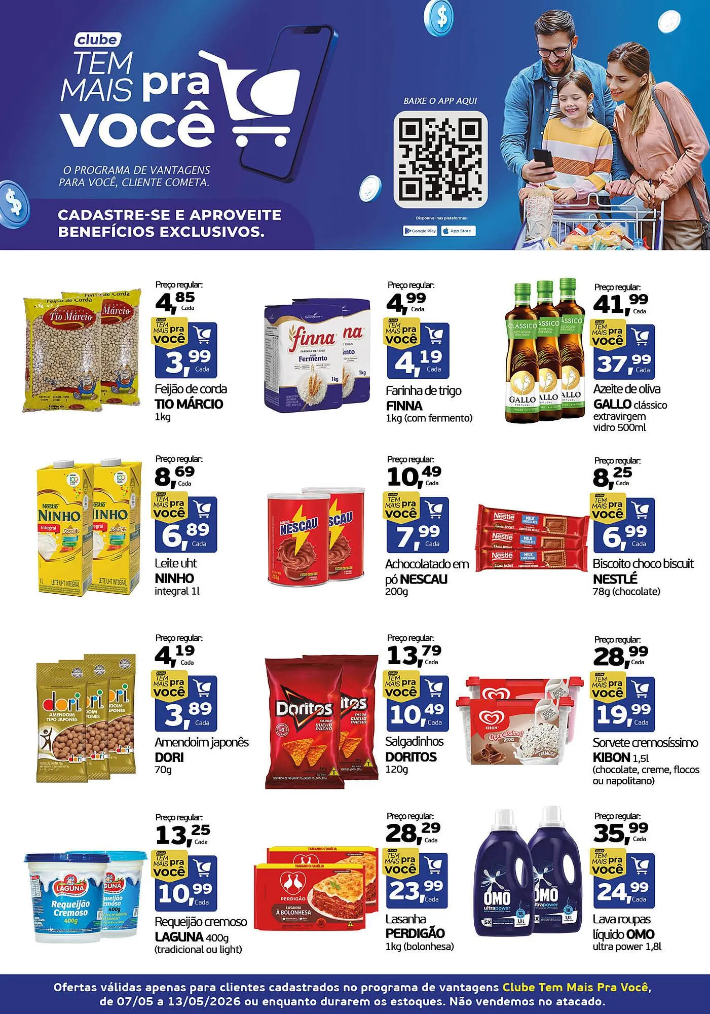 Encarte de Encarte Cometa Supermercados 7 de maio até 13 de maio 2026 - Pagina 1