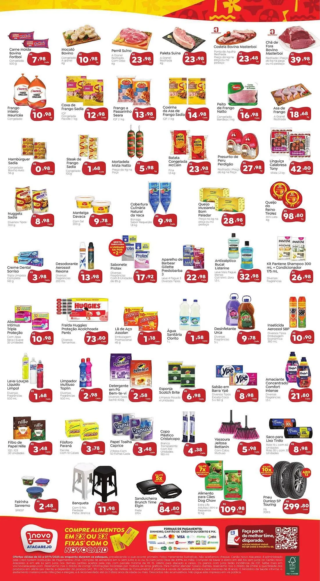Encarte de Folheto Novo Atacarejo 3 de novembro até 7 de novembro 2025 - Pagina 2