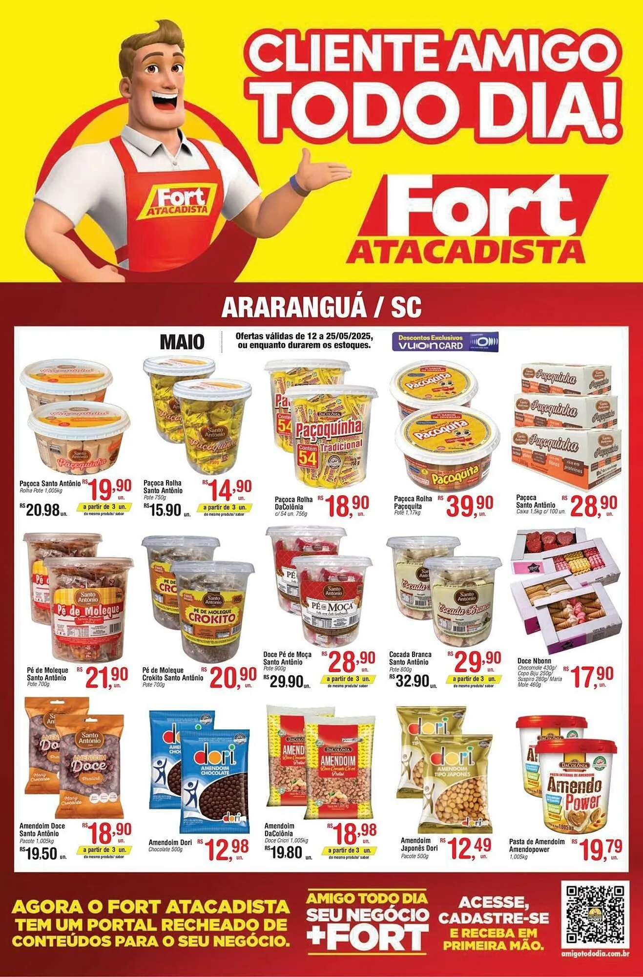 Encarte de Catálogo Fort Atacadista 12 de maio até 15 de maio 2025 - Pagina 1