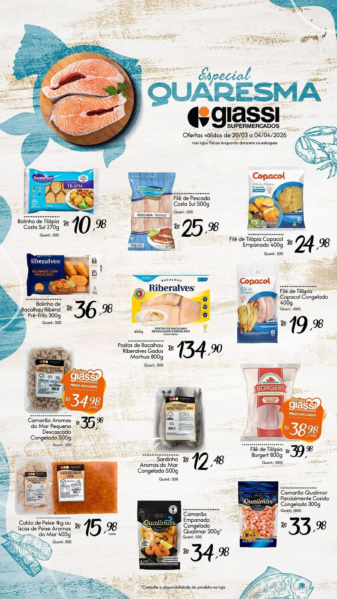 Encarte de Encarte Giassi Supermercados 24 de março até 4 de abril 2026 - Pagina 1