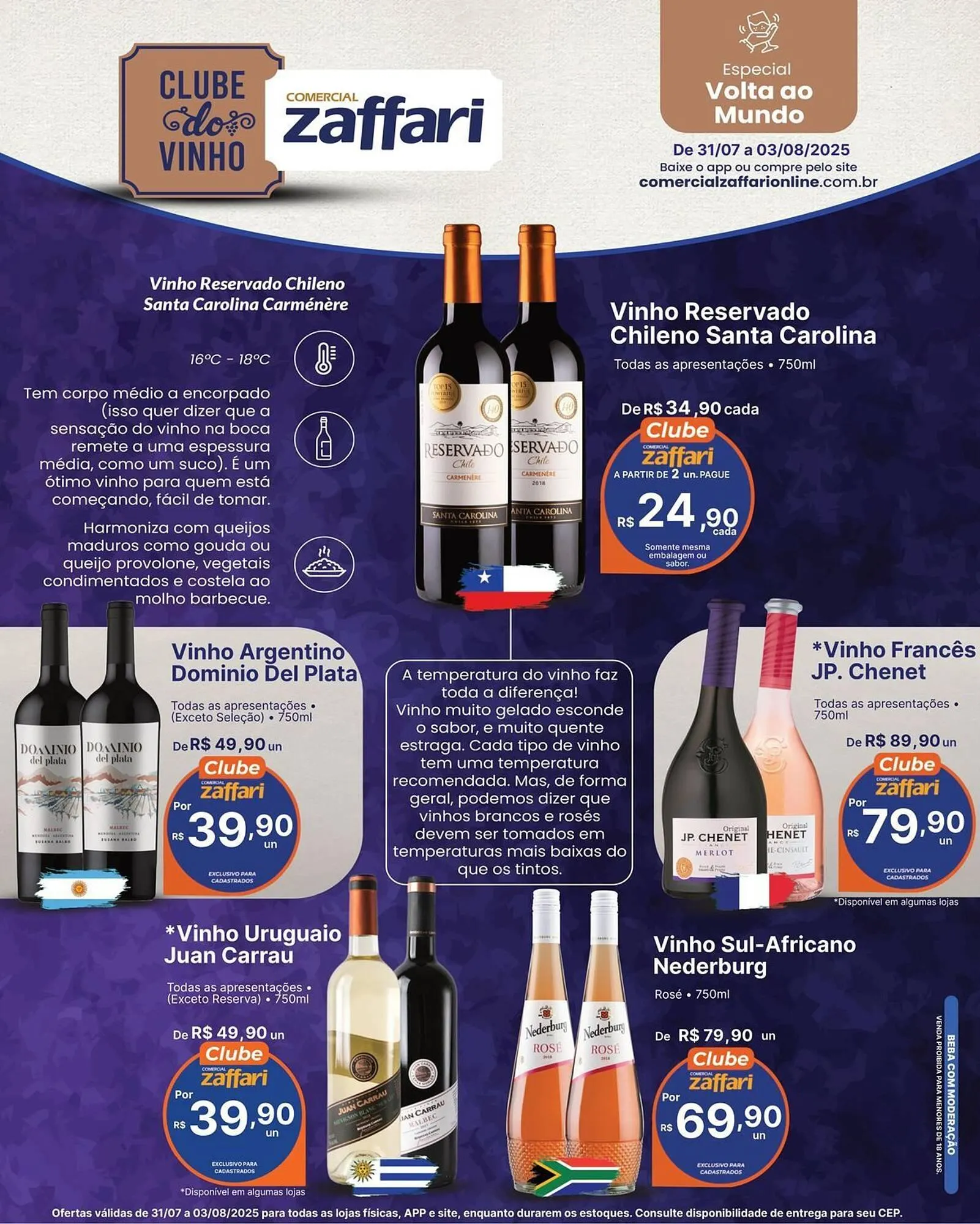 Encarte de Catálogo Comercial Zaffari 31 de julho até 3 de agosto 2025 - Pagina 1