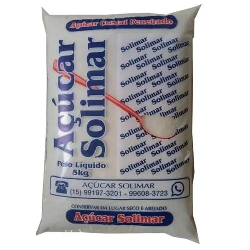 Açúcar Cristal Solimar 5Kg