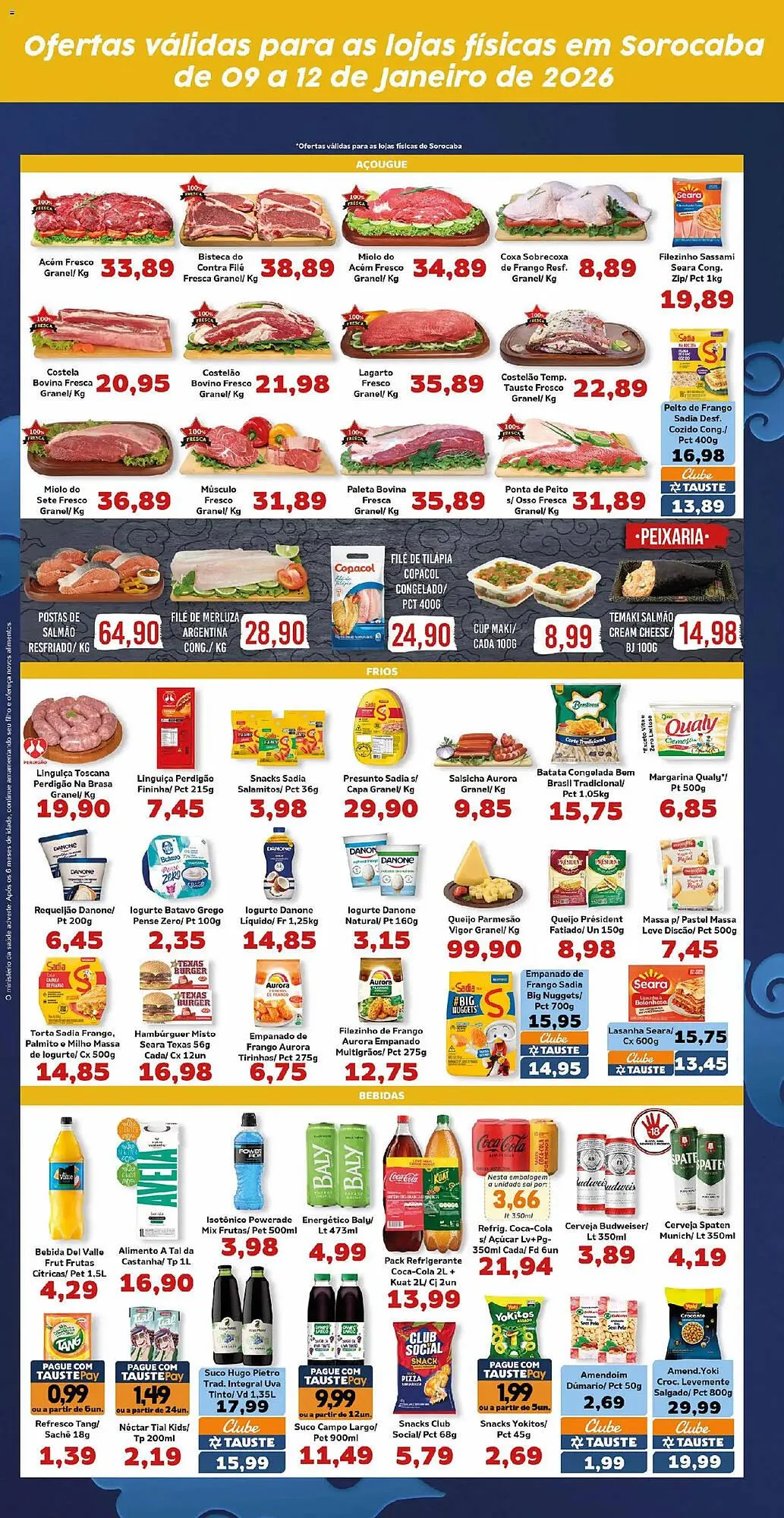 Encarte de Catálogo Supermercados Tauste 9 de janeiro até 12 de janeiro 2026 - Pagina 4
