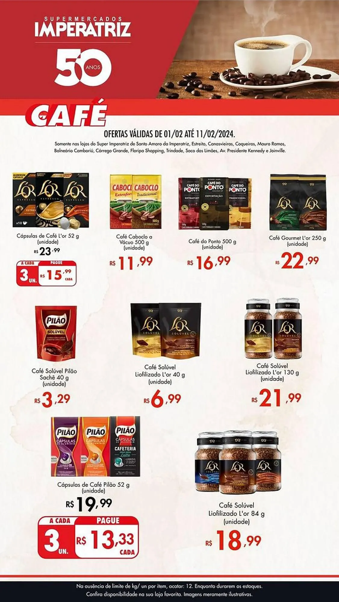 Encarte de Catálogo Supermercados Imperatriz 1 de fevereiro até 13 de fevereiro 2024 - Pagina