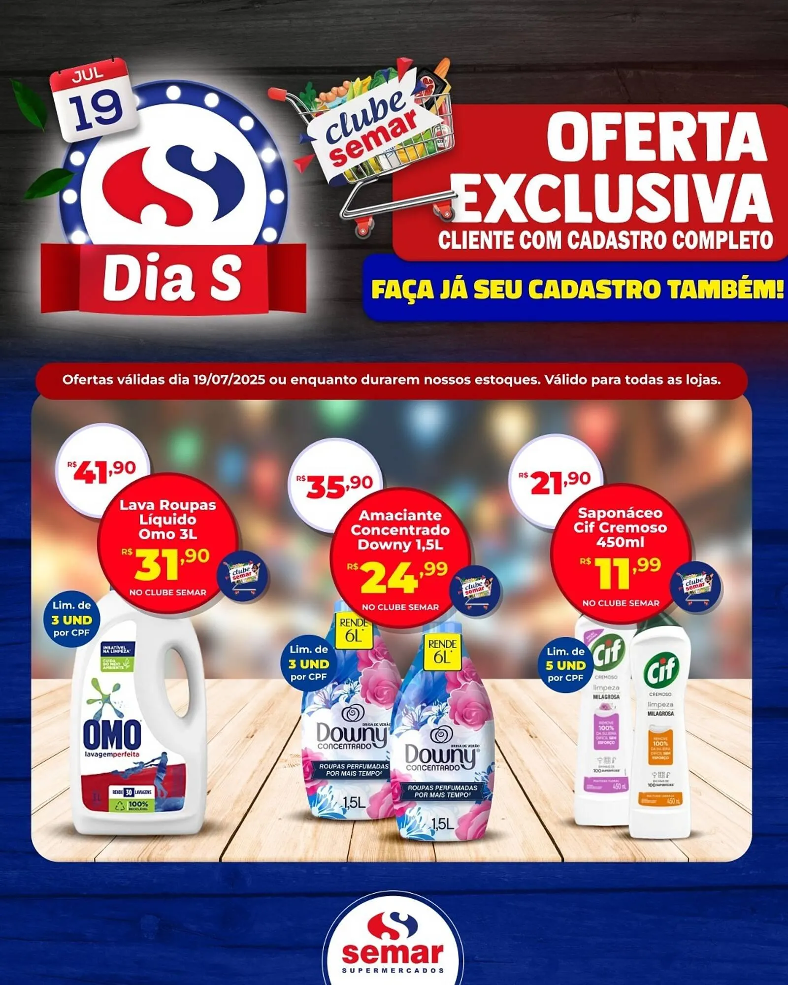 Encarte de Catálogo Semar Supermercado 18 de julho até 19 de julho 2025 - Pagina 2