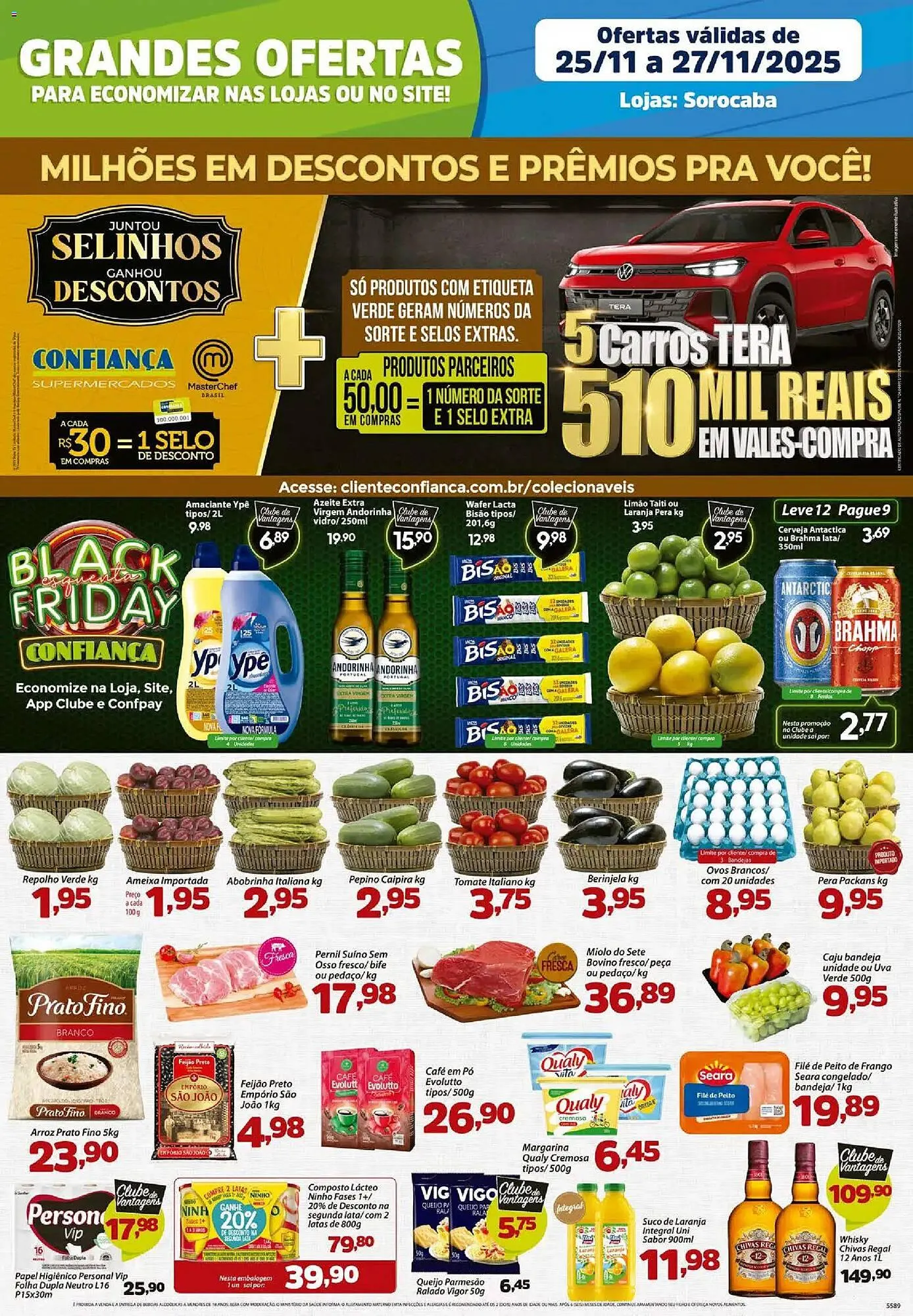 Encarte de Catálogo Confiança Supermercados 25 de novembro até 27 de novembro 2025 - Pagina 1
