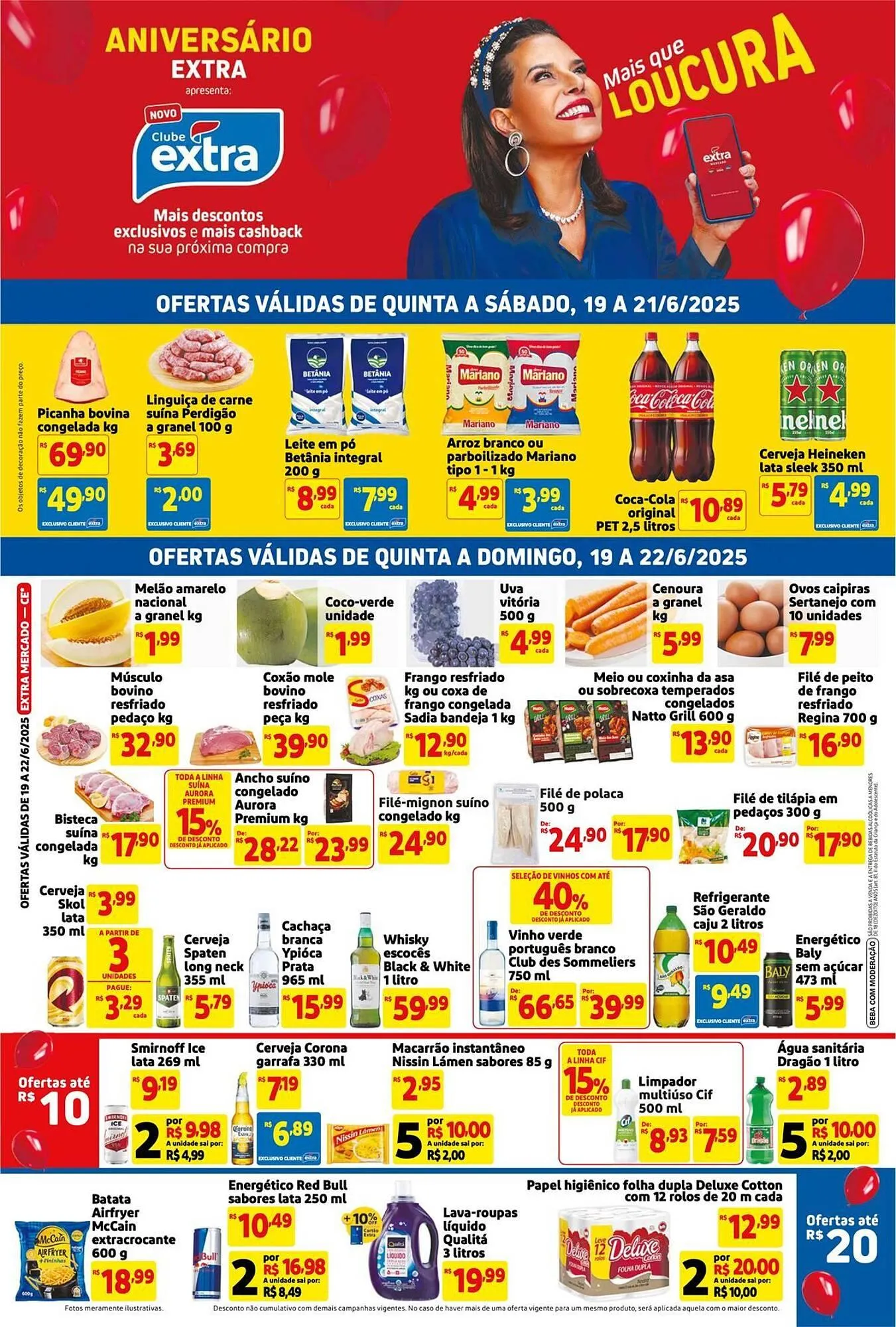 Encarte de Catálogo Extra 19 de junho até 21 de junho 2025 - Pagina 1