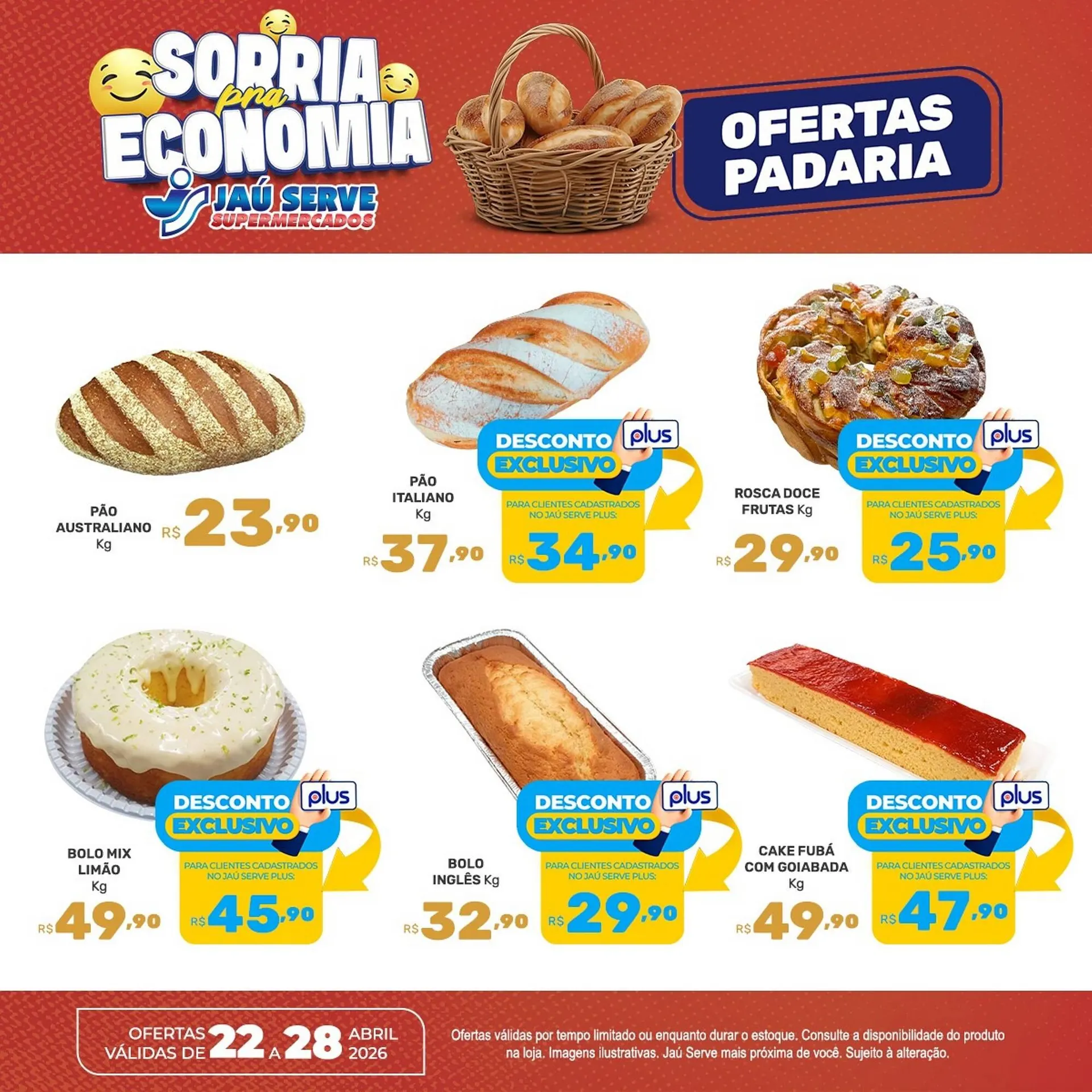 Encarte de Catálogo Supermercados Jau Serve 24 de abril até 28 de abril 2026 - Pagina 1