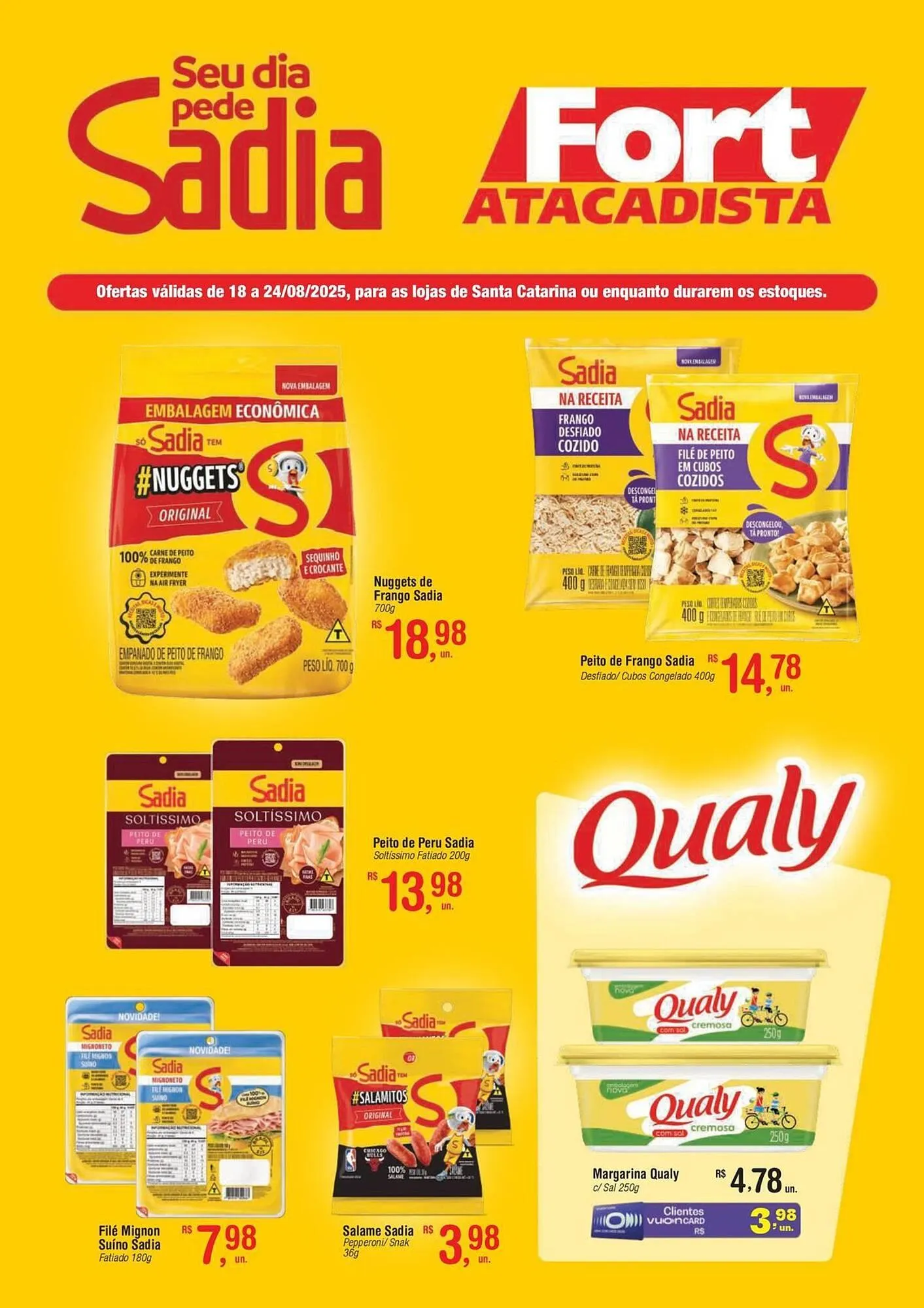 Encarte de Catálogo Fort Atacadista 18 de agosto até 24 de agosto 2025 - Pagina 1