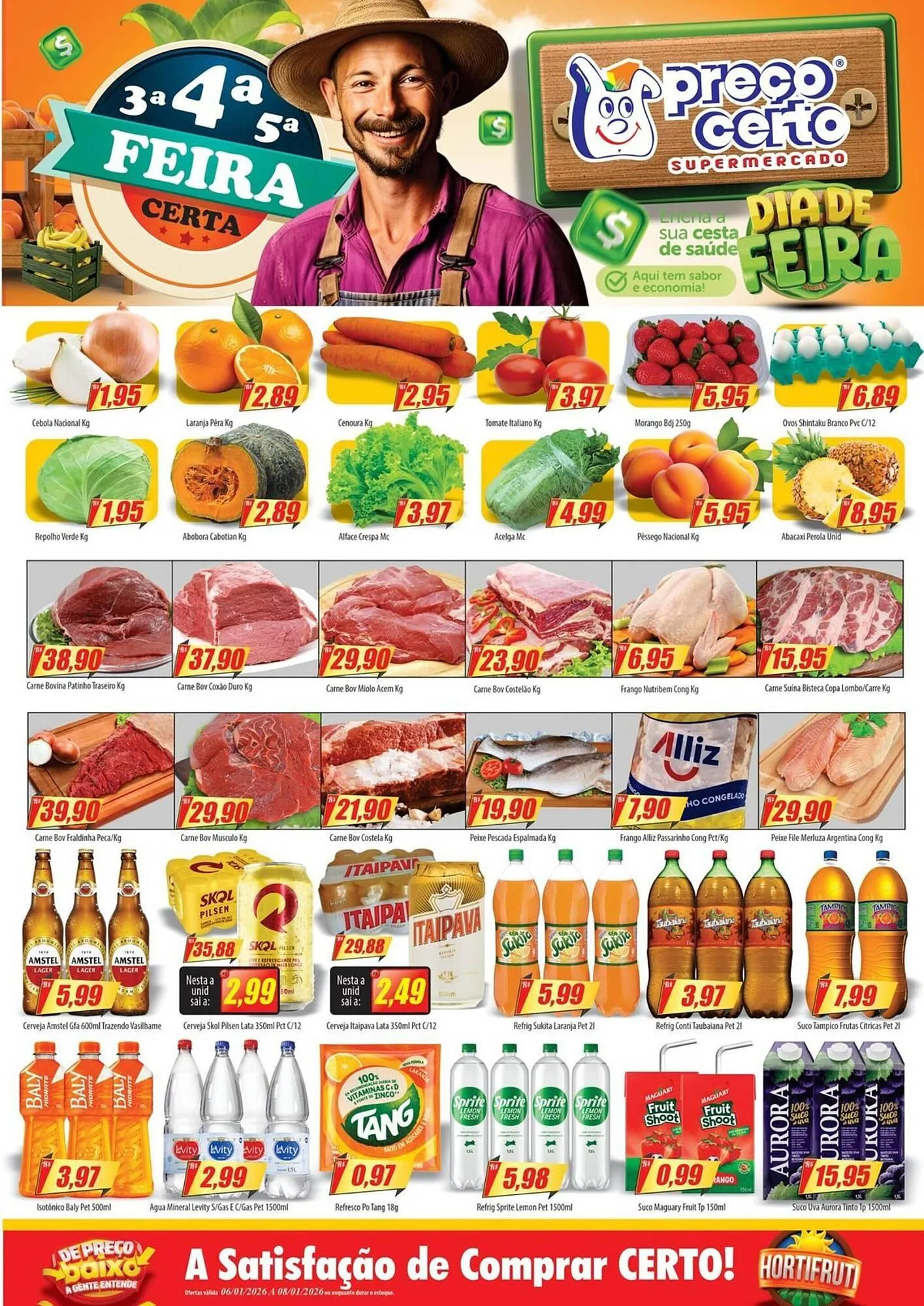 Encarte de Catálogo Preço Certo 6 de janeiro até 8 de janeiro 2026 - Pagina 1