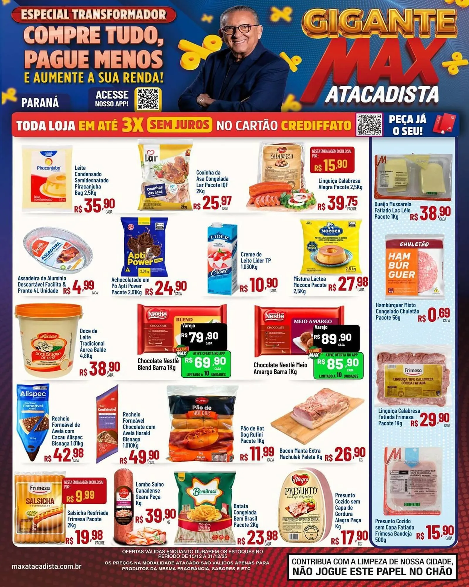 Encarte de Encarte Max Atacadista 15 de dezembro até 31 de dezembro 2025 - Pagina 1
