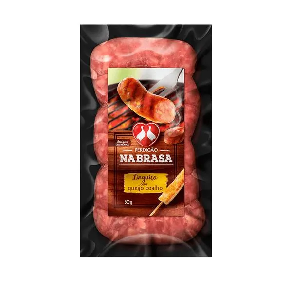 Linguiça Toscana Perdigão Na Brasa com Queijo Coalho 600g