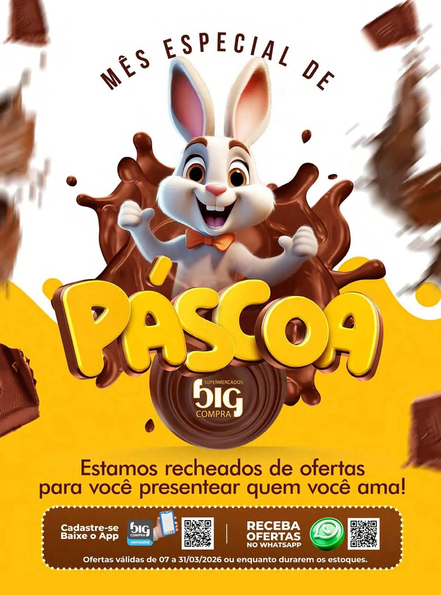 Encarte de Catálogo Supermercados Big Compra 7 de março até 31 de março 2026 - Pagina 1