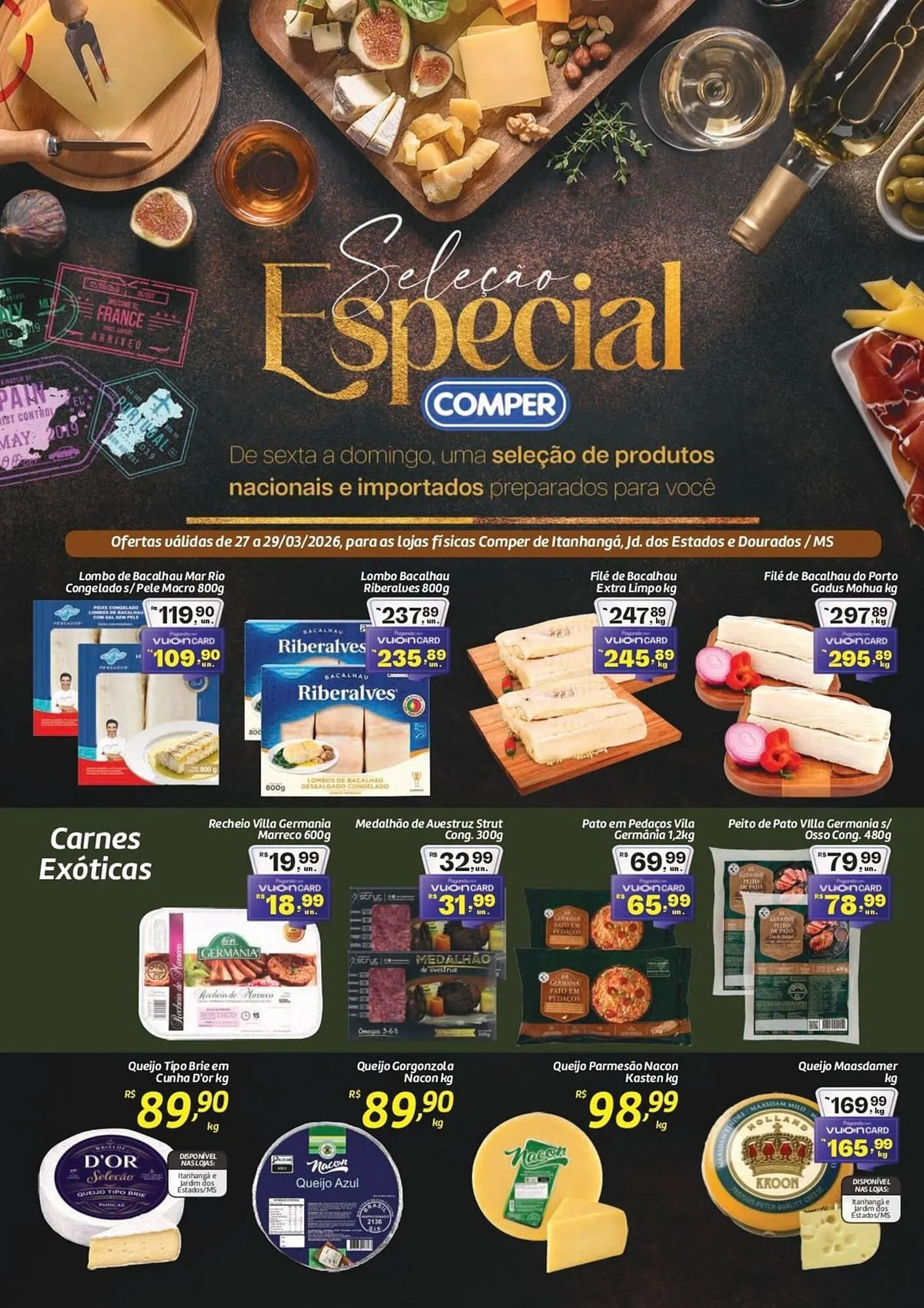 Encarte de Folheto Comper 27 de março até 29 de março 2026 - Pagina 1