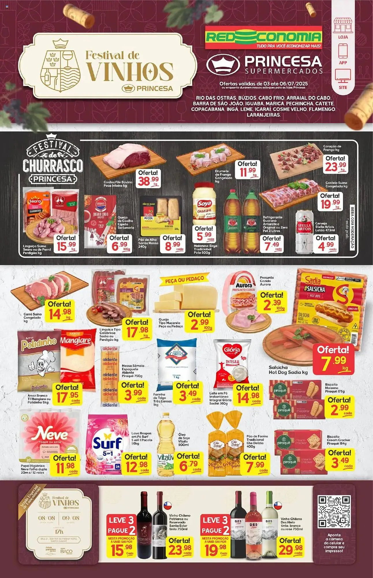 Encarte de Catálogo Supermercados Princesa 3 de julho até 6 de julho 2025 - Pagina 1