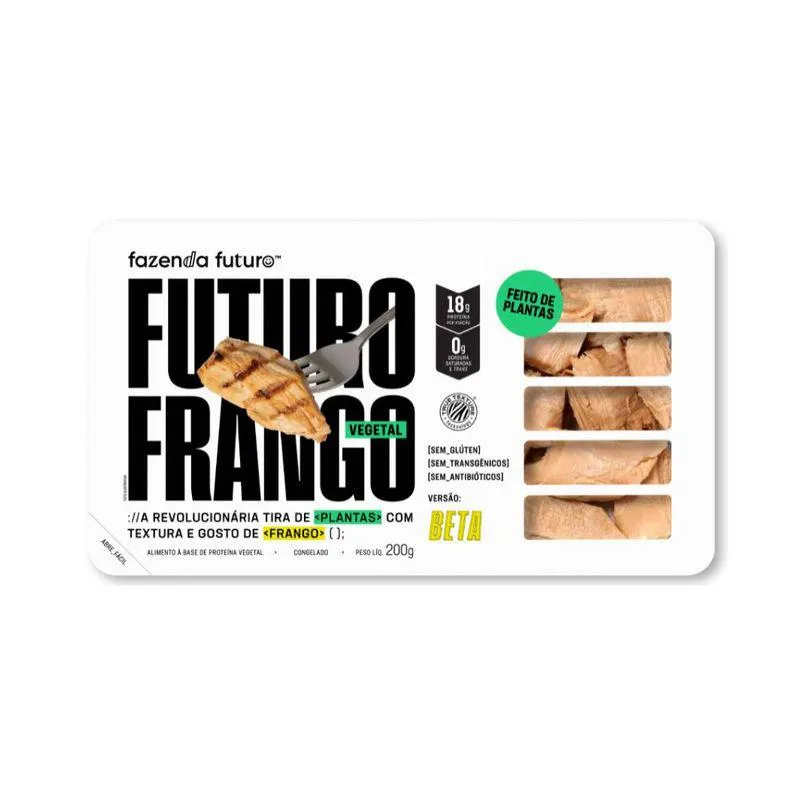 Frango Vegetal Futuro 200g Tiras