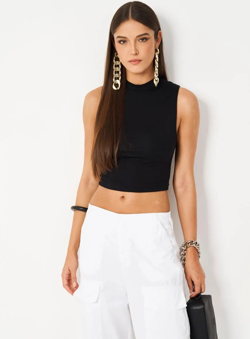 Blusa Regata Basics Gola Alta