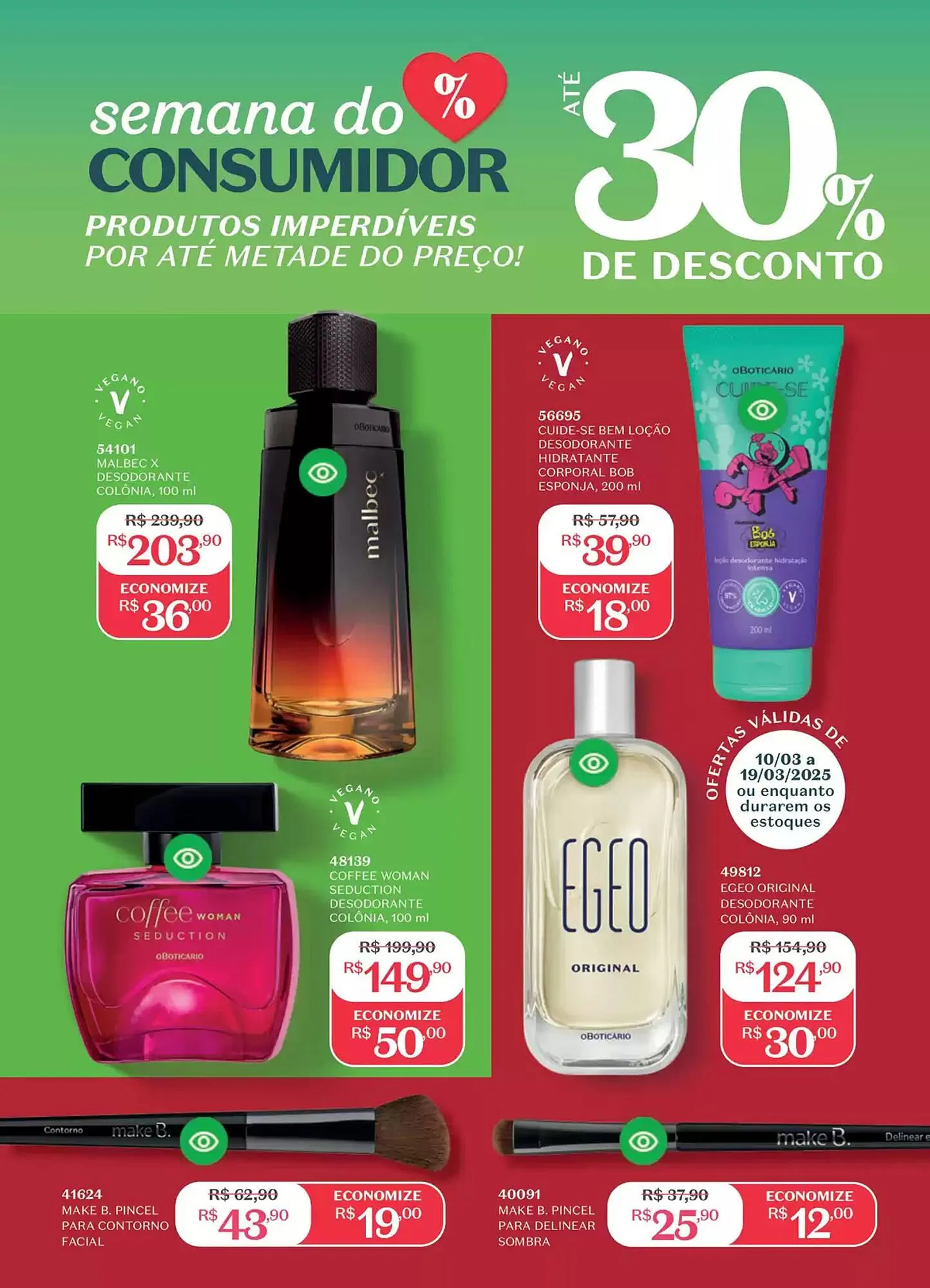 Encarte de Catálogo O Boticário 5 de março até 23 de março 2025 - Pagina 195
