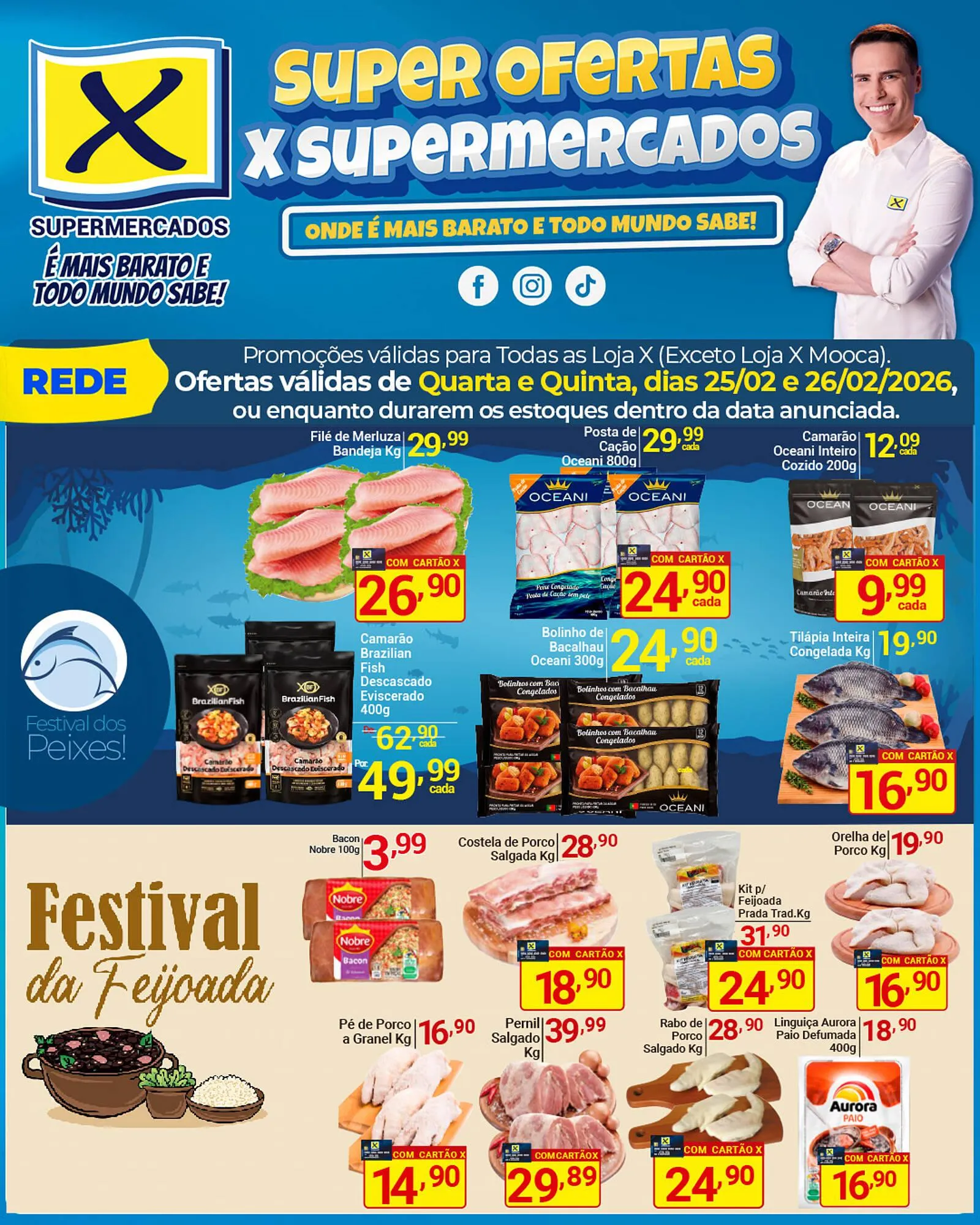 Encarte de Folheto X Supermercados 25 de fevereiro até 26 de fevereiro 2026 - Pagina 3