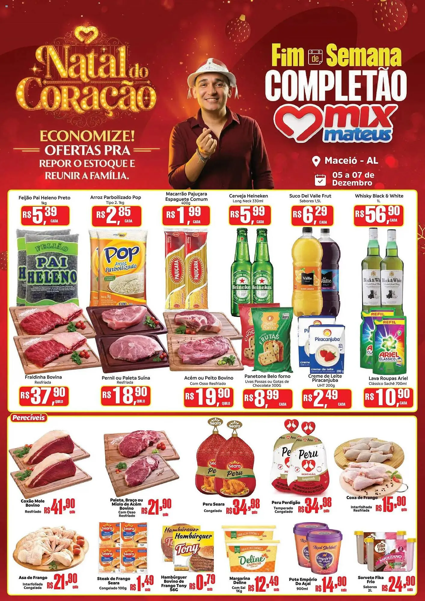 Encarte de Catálogo Supermercados Mateus 5 de dezembro até 7 de dezembro 2025 - Pagina 1