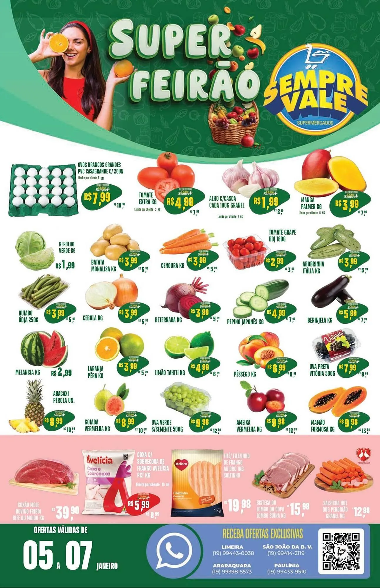Encarte de Catálogo Sempre Vale Supermercados 7 de janeiro até 7 de janeiro 2026 - Pagina 1