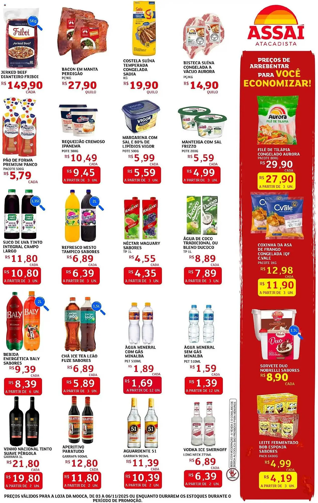 Encarte de Encarte Assaí Atacadista 3 de novembro até 6 de novembro 2025 - Pagina 3