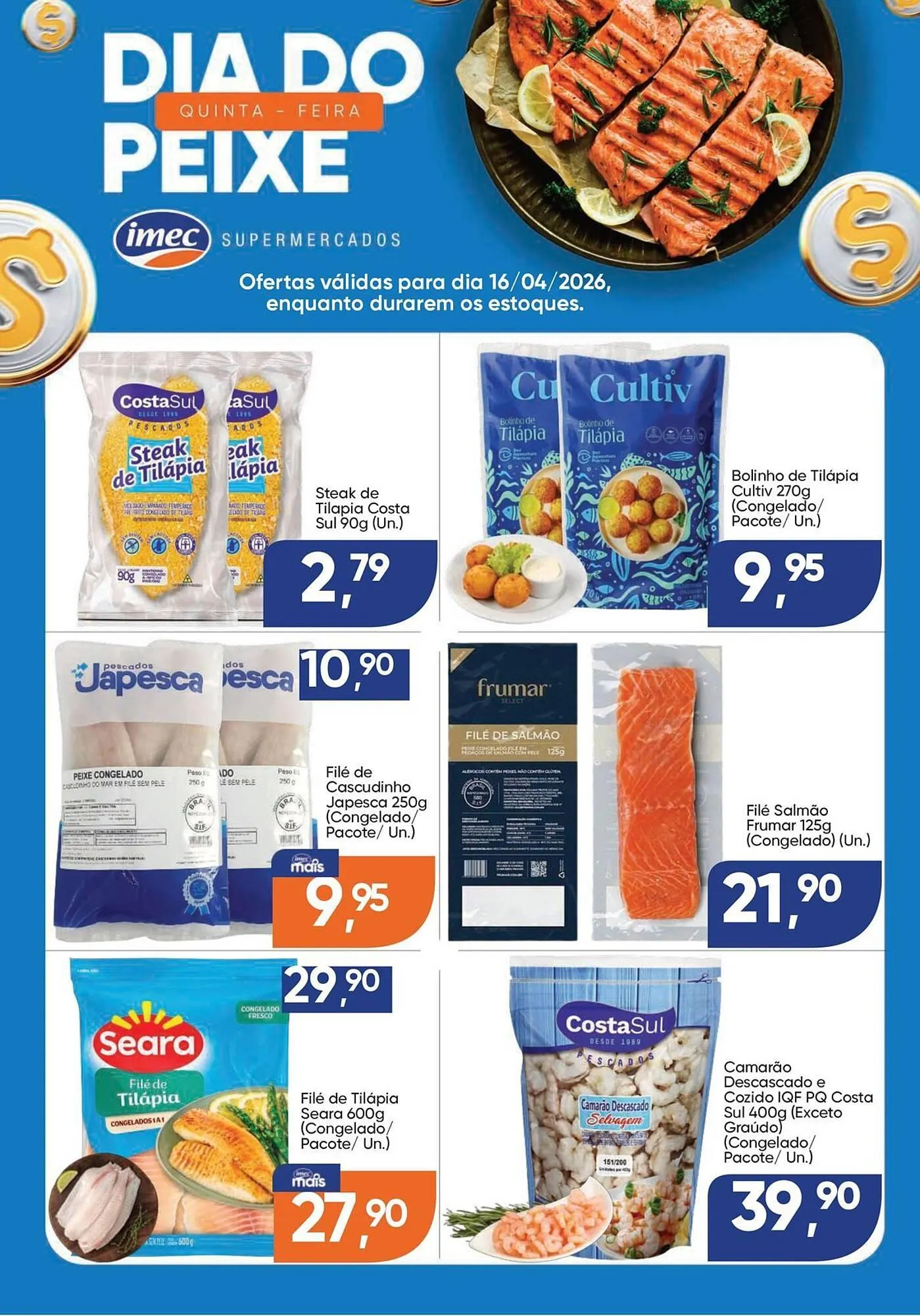 Encarte de Catálogo Imec Supermercados 16 de abril até 16 de abril 2026 - Pagina 1